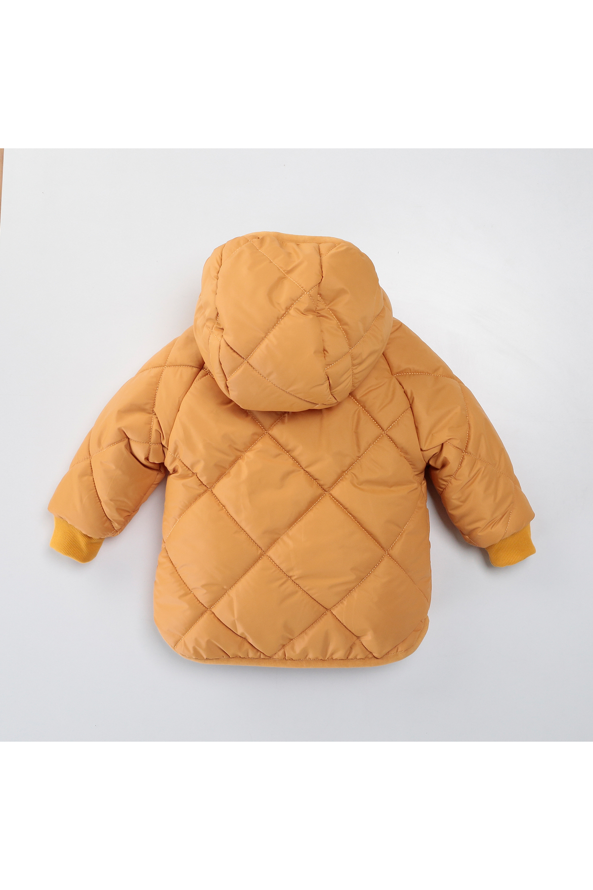 MİMBOKİDS Erkek Çocuk Çift Taraflı Mont - Capitone/Peluş Detaylı fotoğrafı 2 (önizleme)