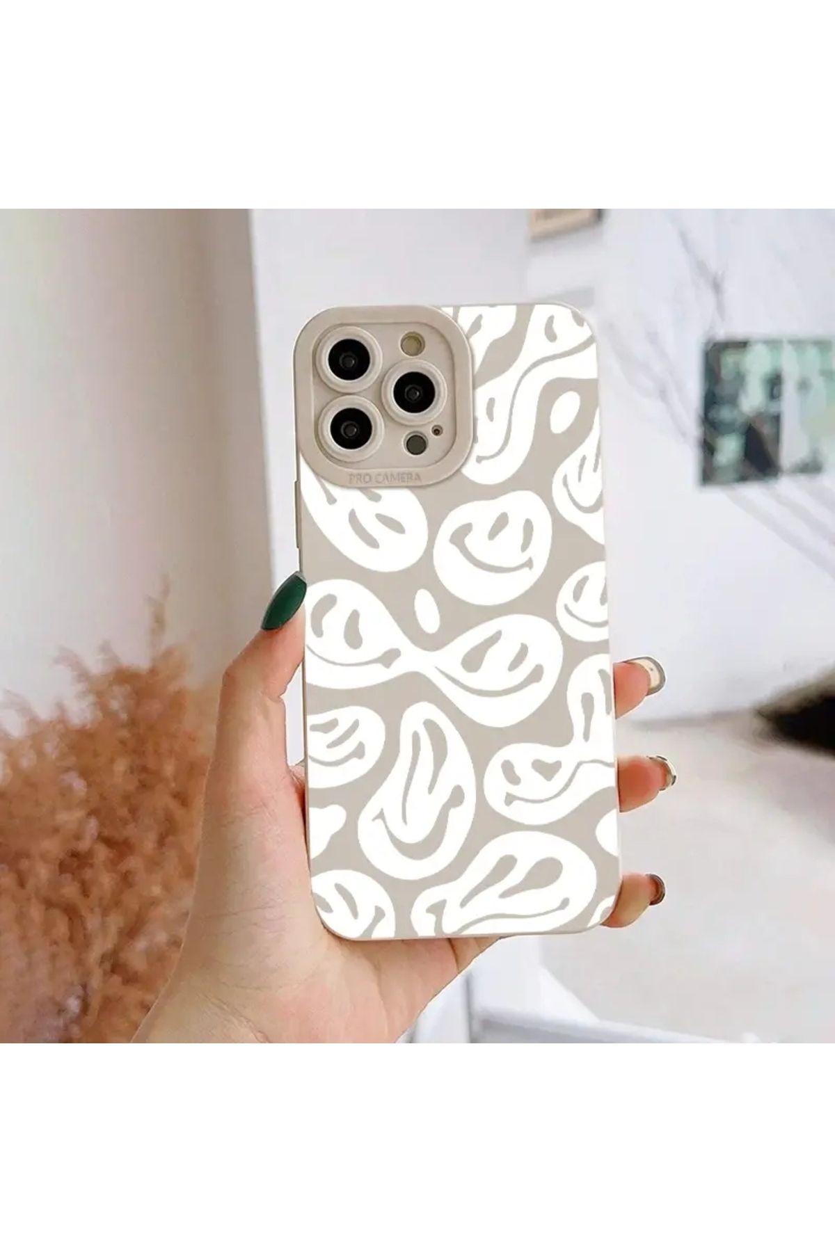 Choice-White Twist Smiley Face Phone Case For iPhone 14 13 11 15 Pro Max 12 Mini XS XR X 8 7 Plus SE 202... 4
