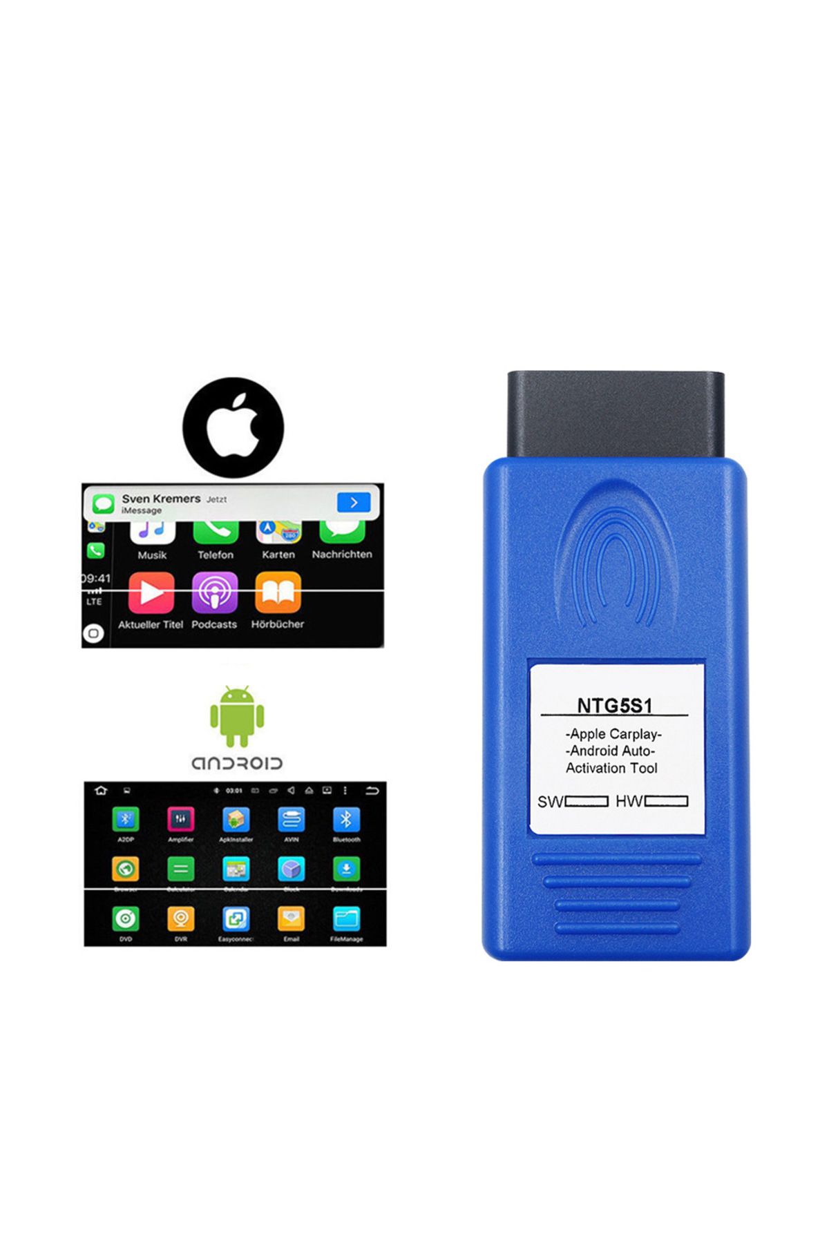 Choice-NTG5S1 CarPlay for Apple/Android NTG5 OBD2 for Mercedes Benz Automotive Diagnostics 5