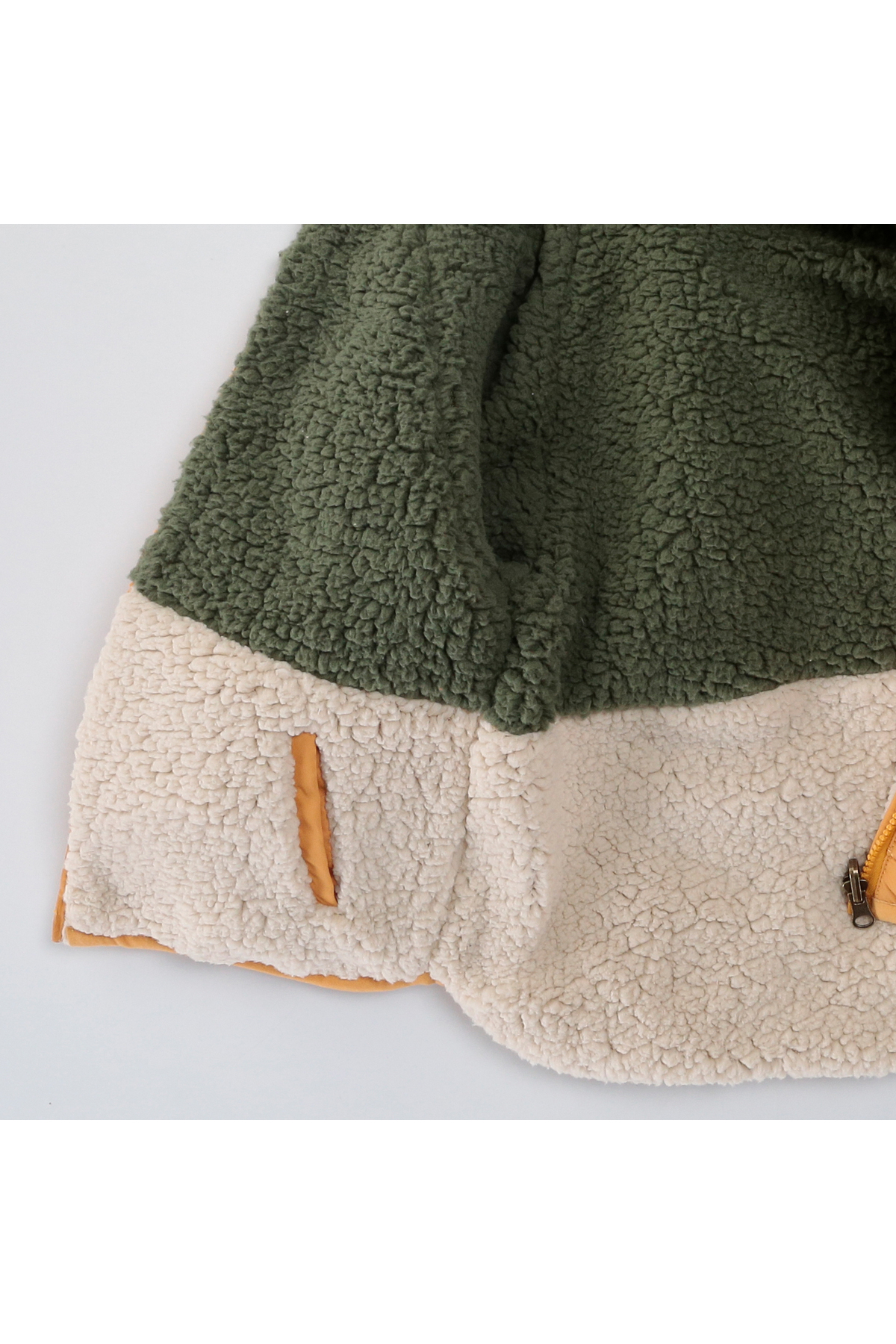 MİMBOKİDS Erkek Çocuk Çift Taraflı Mont - Capitone/Peluş Detaylı fotoğrafı 6 (önizleme)