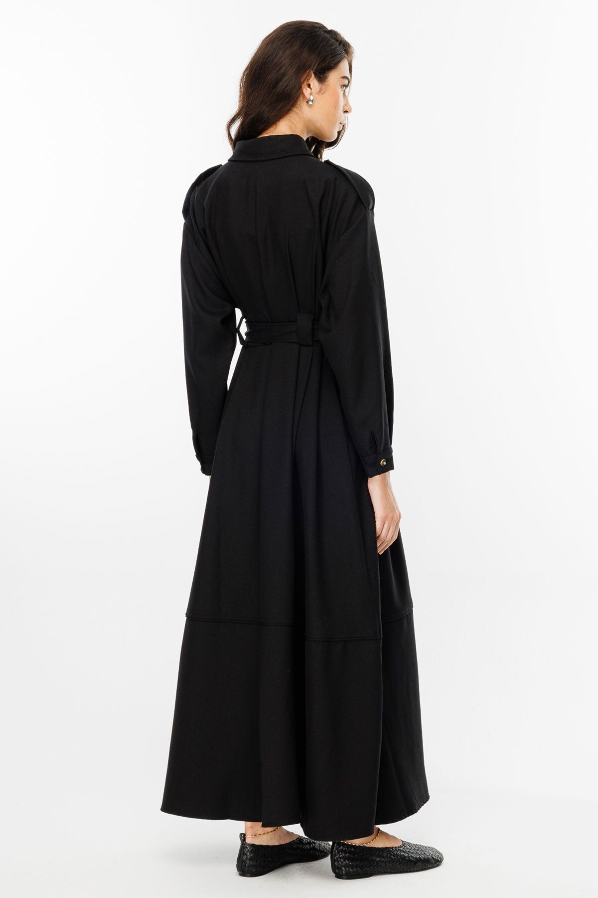 Hooopstore-Premium Trench Black Dress 6