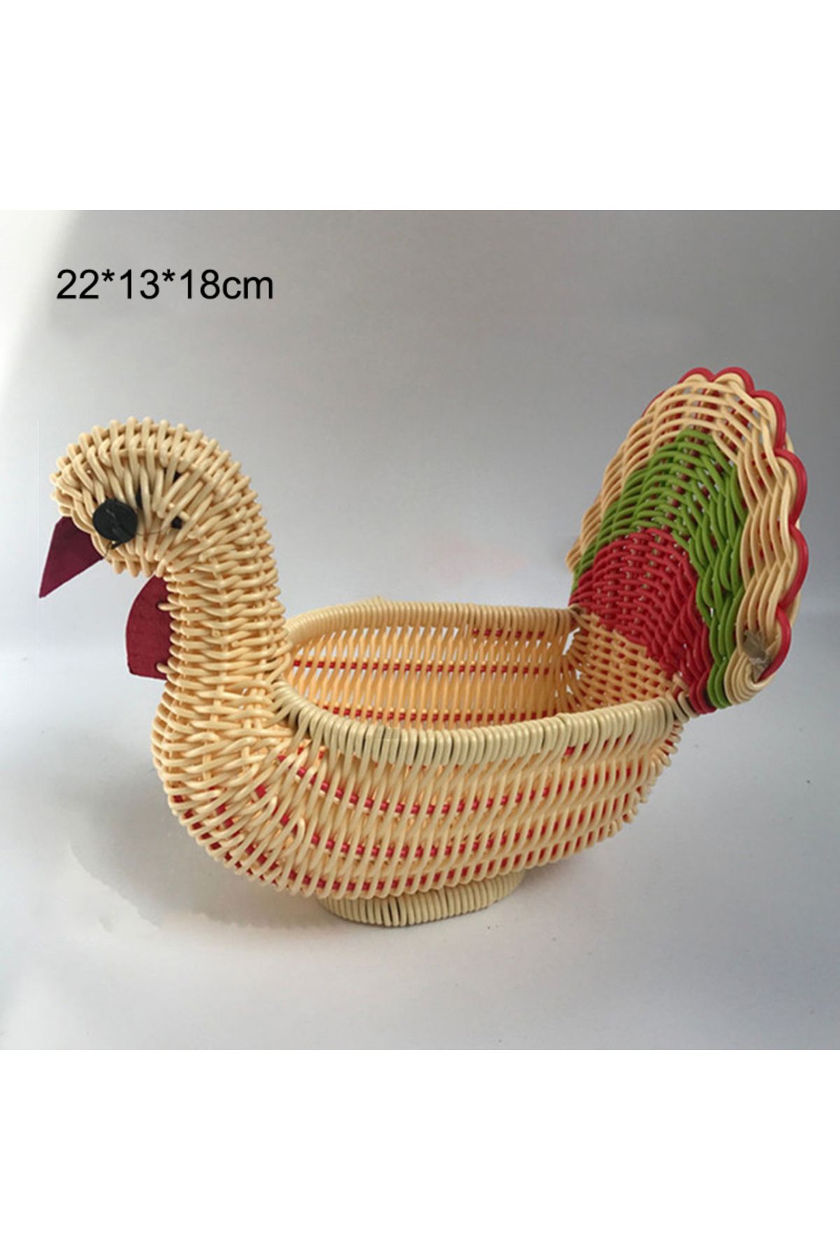 Choice-Animal Shaped Rattan Woven Fruit Basket Cute Shape Animal Shaped For In The Living Room 6
