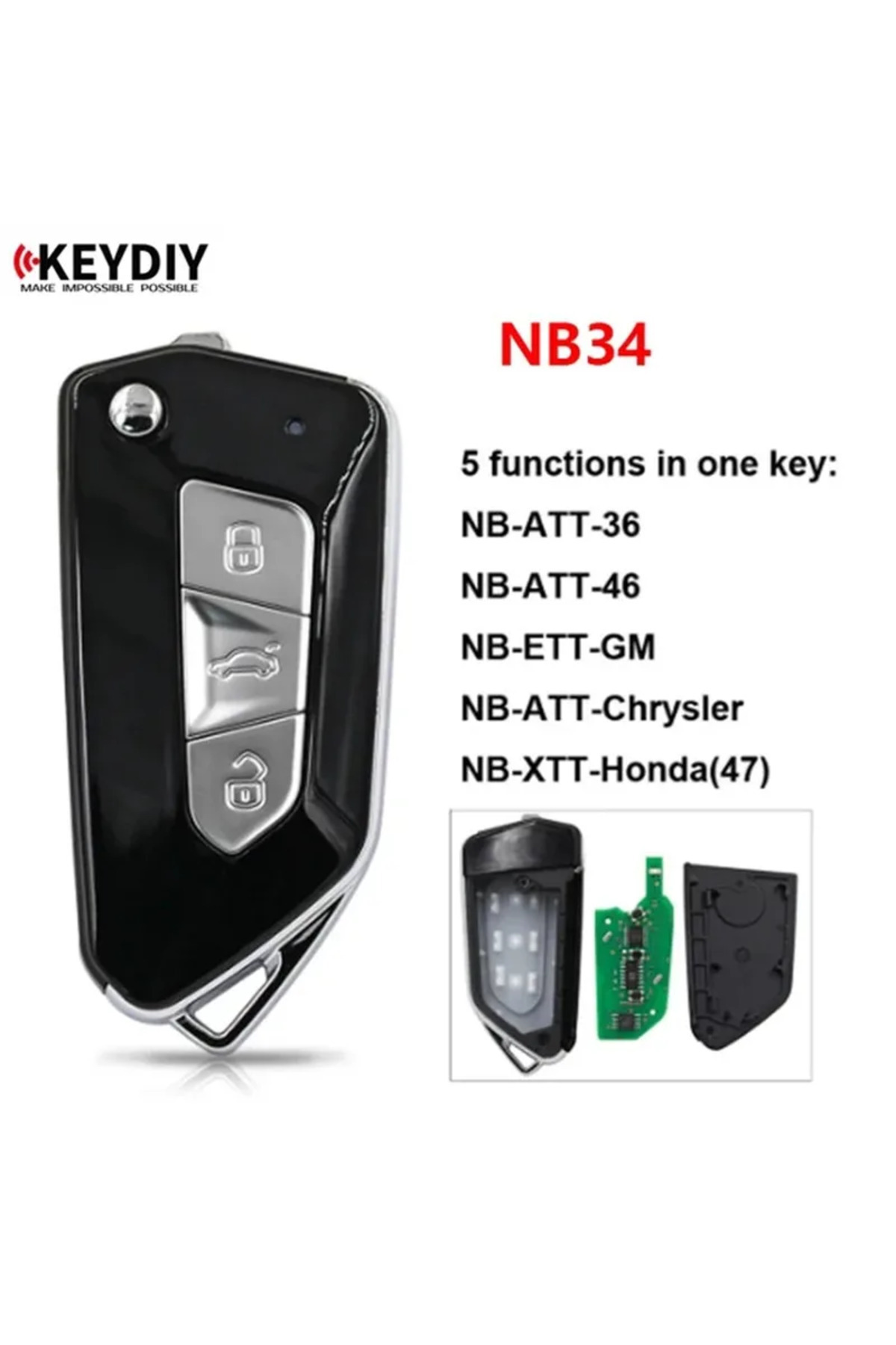 Choice-1pcs KEYDIY KD900 Universal Blank Remote Car Key NB27-3/27-4 NB28 NB30 NB33 NB34 For KD MINI/KD-X... 7