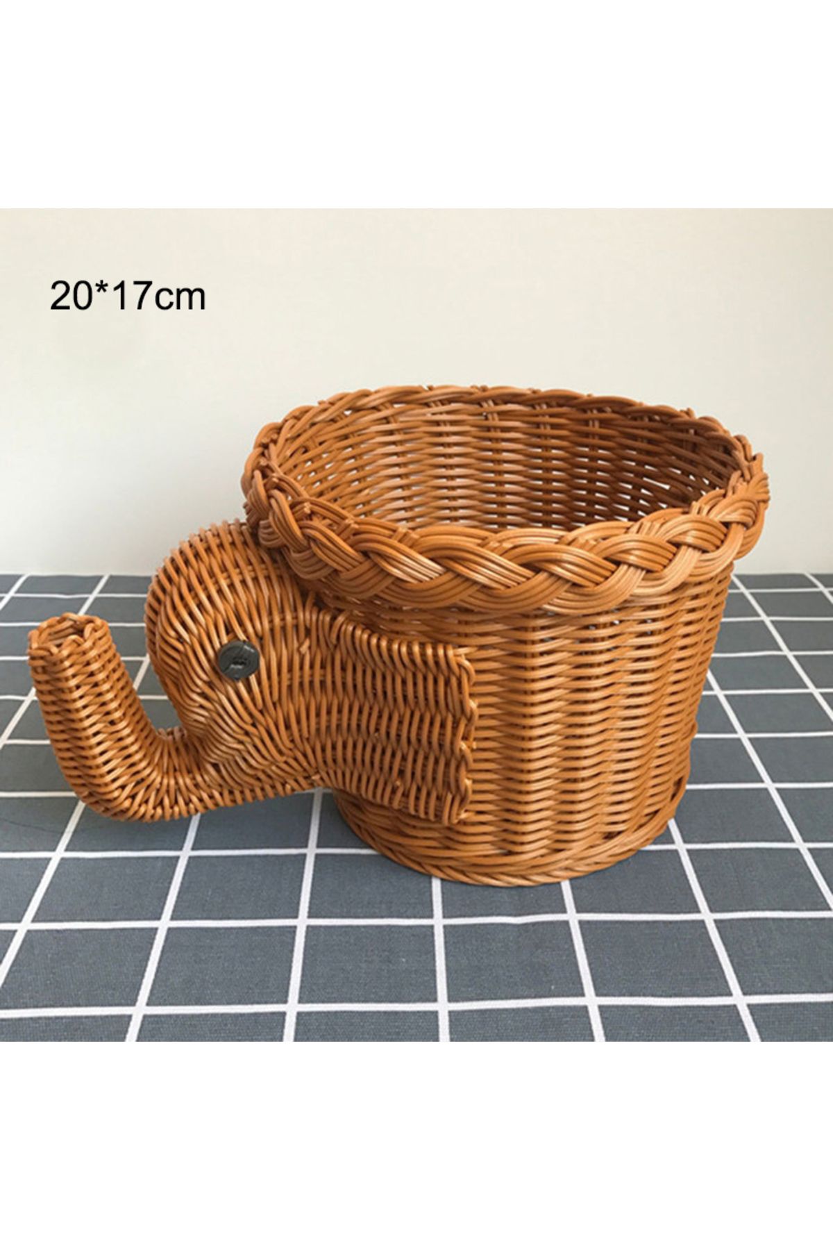 Choice-Animal Shaped Rattan Woven Fruit Basket Cute Shape Animal Shaped For In The Living Room 5