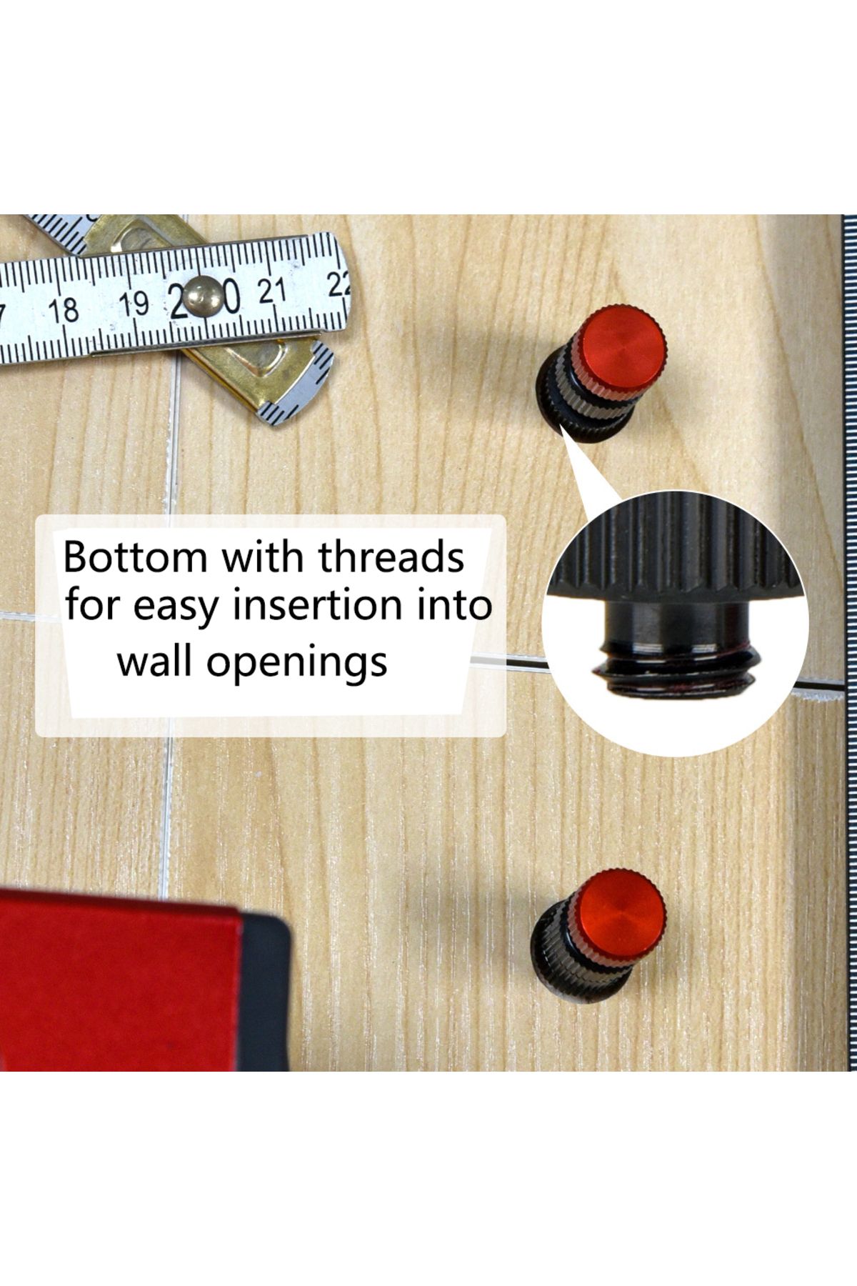 toohr-1/2Pc New Stair Gauges for Conventional Framing Square Stops Framing Tool for Fast Fixed Square, ... 4