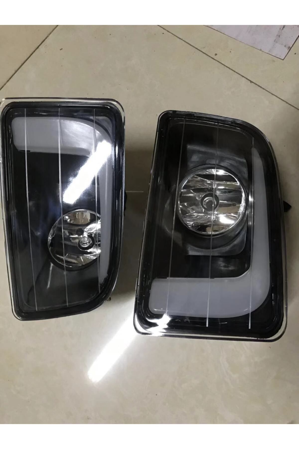 Choice-1 set For ISUZU D-MAX DMAX 2014 2015 LED DRL Daytime Running Lights 12V ABS Fog Lamp Cover with t... 2