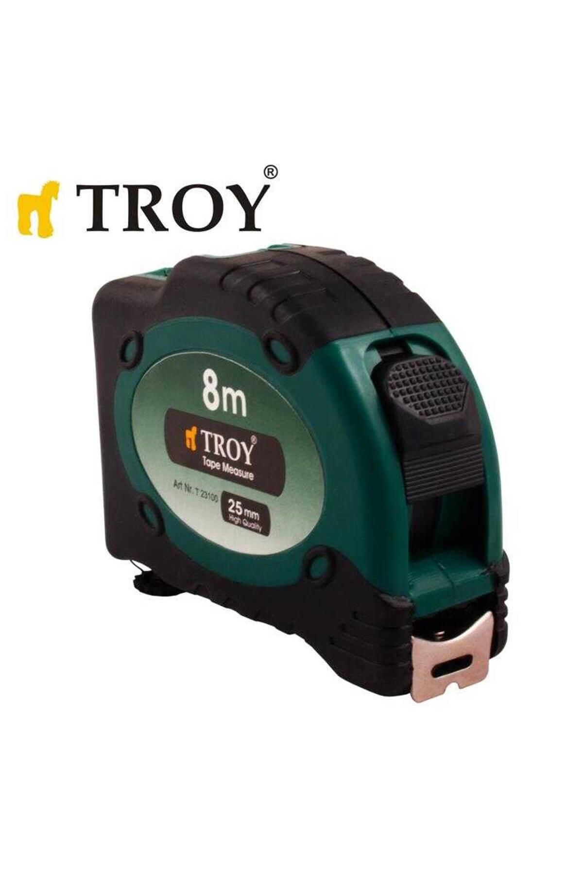 TROY 23100 Lazerli Şerit Metre 8x25mm