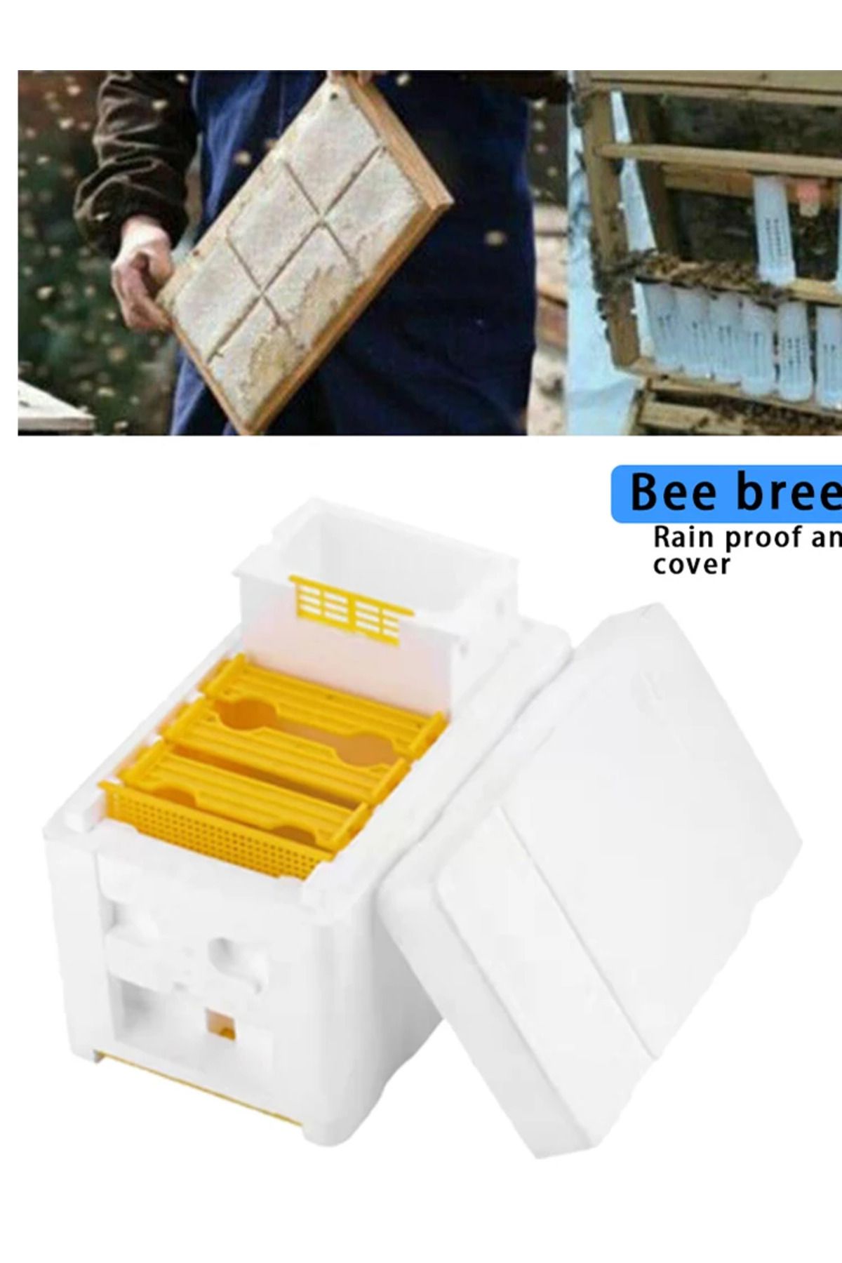 Choice-Multi-Function Beehive Beekeeping King Box Foam Home Bee Hive Pollination Boxes Harvest Bee Hive ... 7