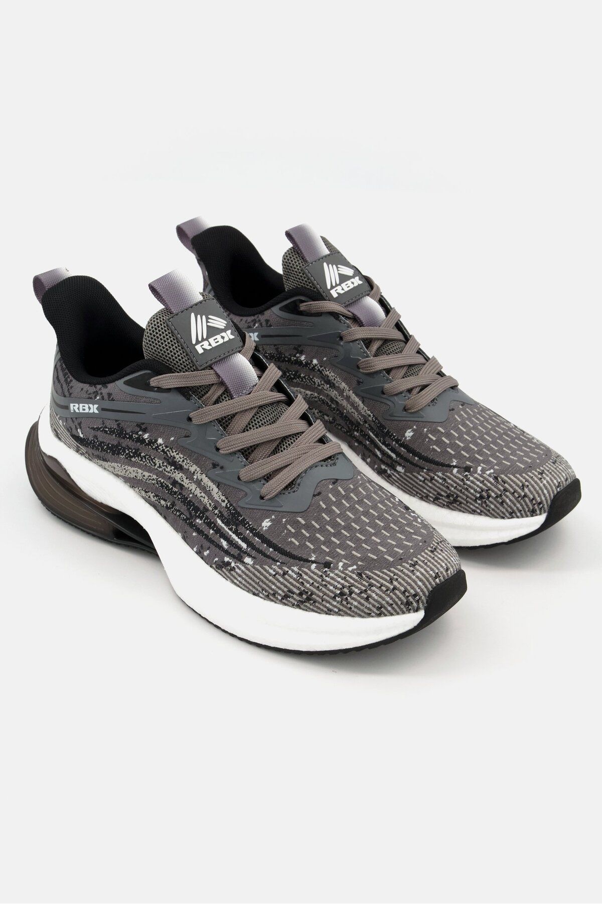 RBX-Men Lace Up Running Shoes, Grey/White 1