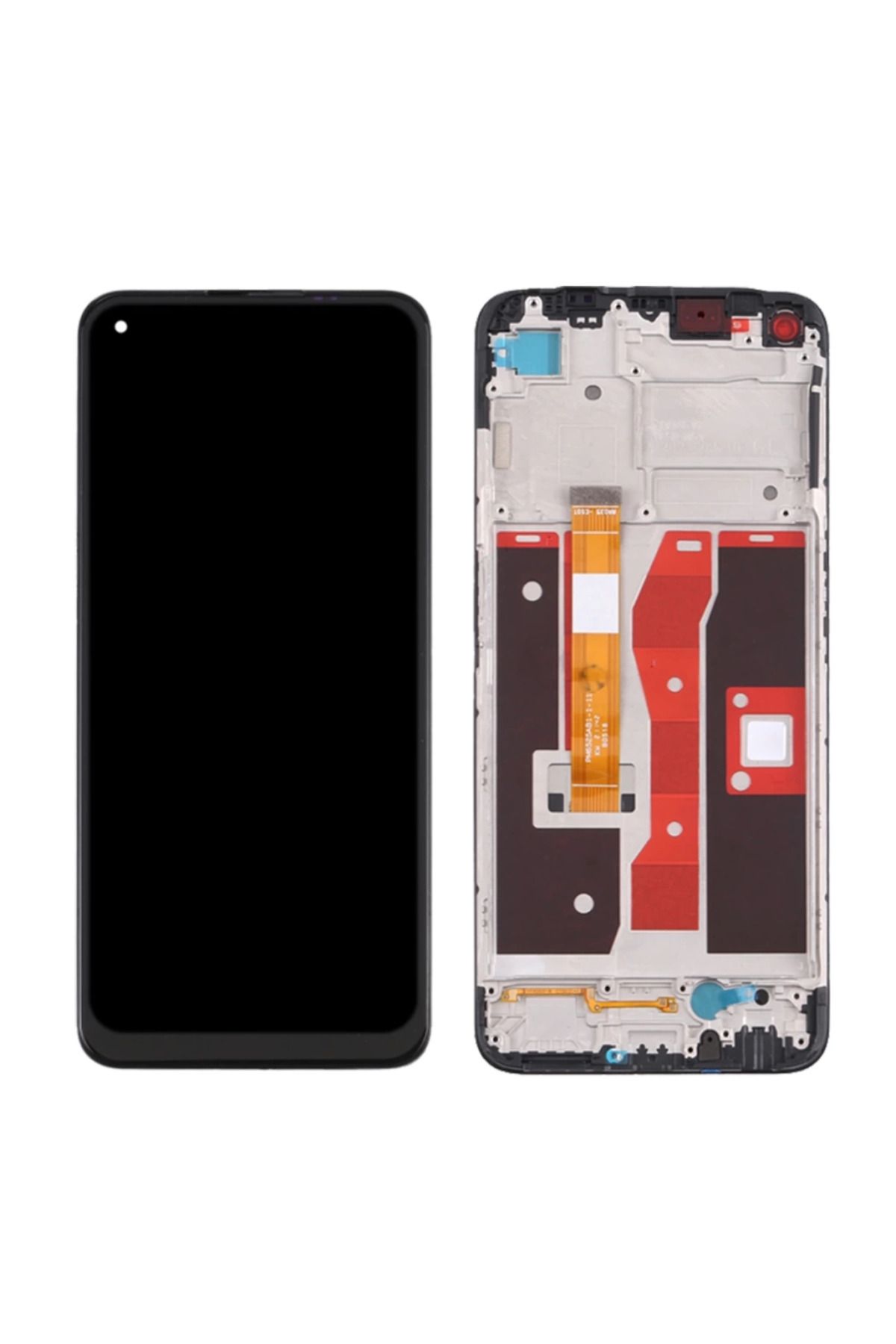 TamirCep Oppo A55 4g Lcd Ekran Dokunmatik Siyah Çıtalı