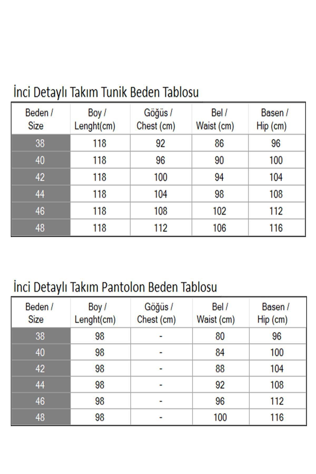 Modamihram-Indigo Suit - Pearl Detailed 19216 Model 5