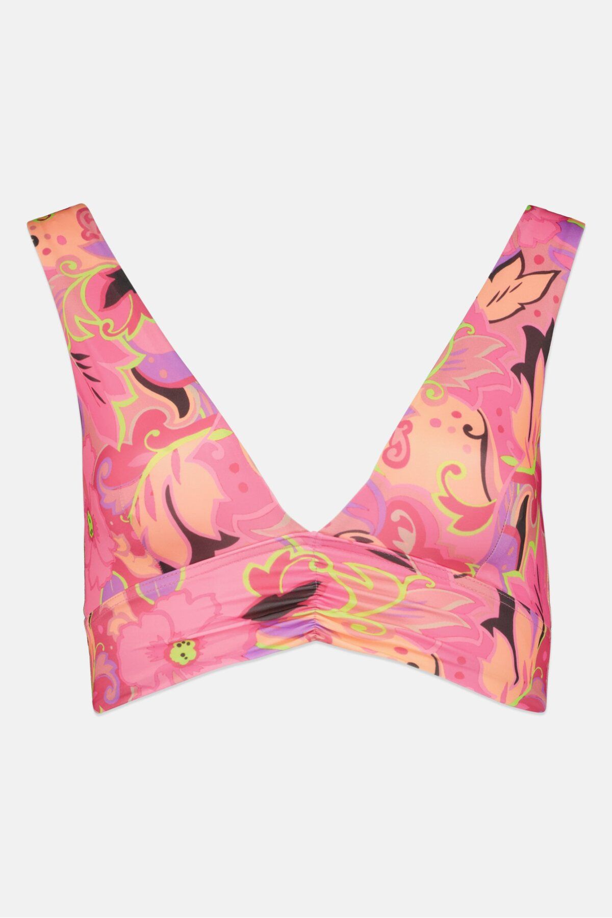 Asos Design-Women Swimwear Bikini Top, Pink Combo 1