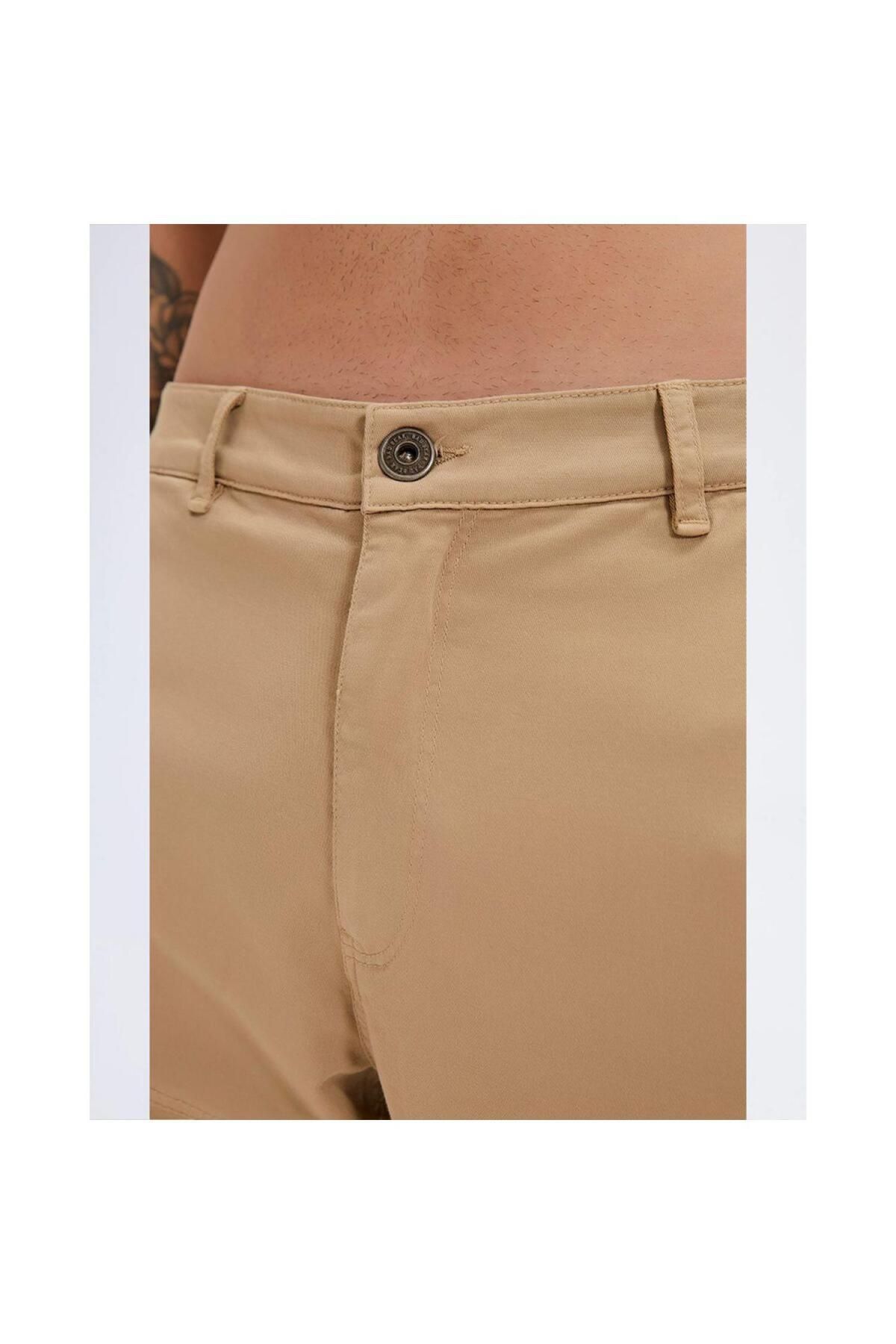 Bad Bear-Memphis Beige Men's Cargo Pants - with Pockets 2