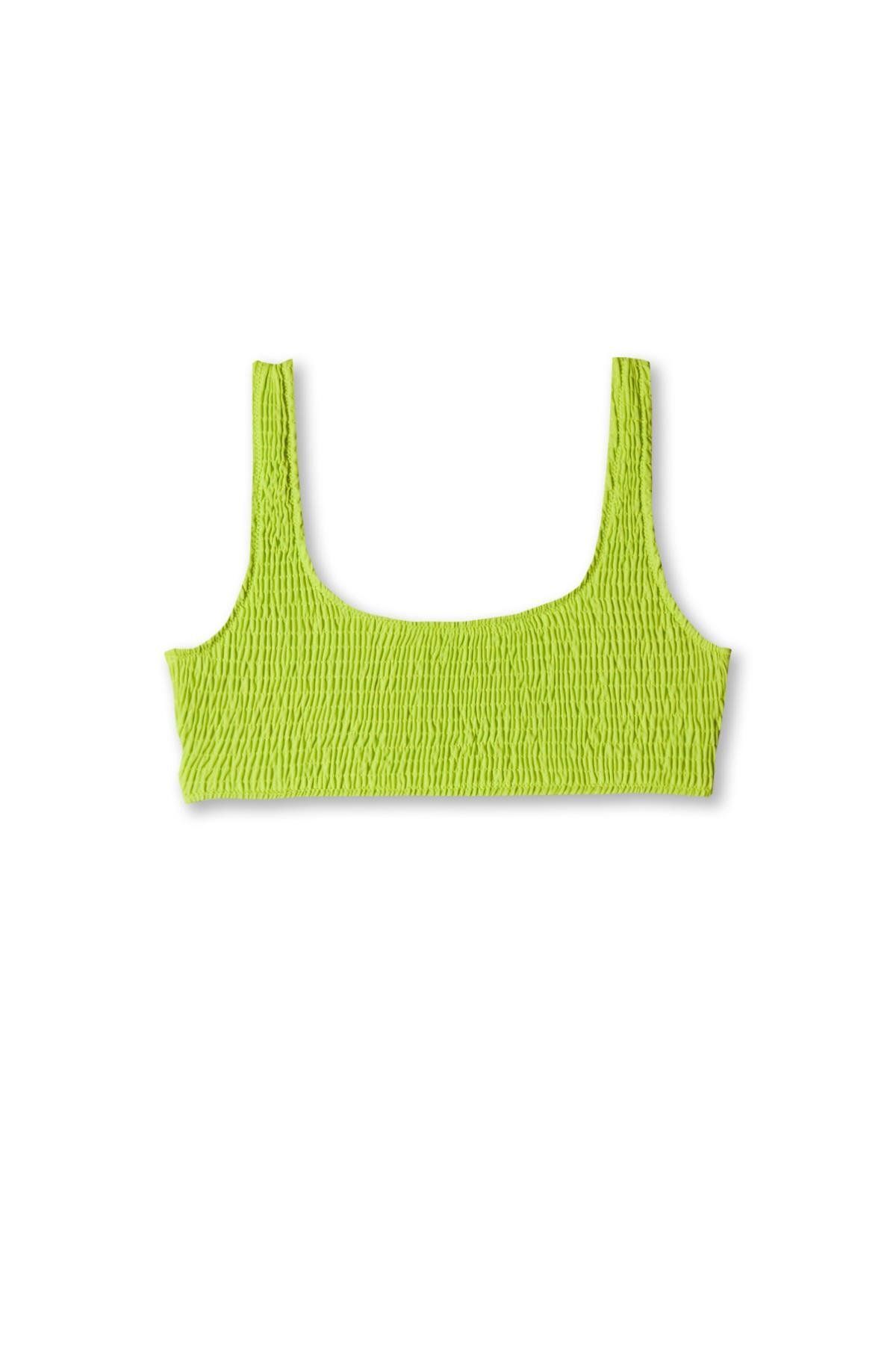 Katia&Bony-Lime Colored Women's Gimped Bikini Bottom 3