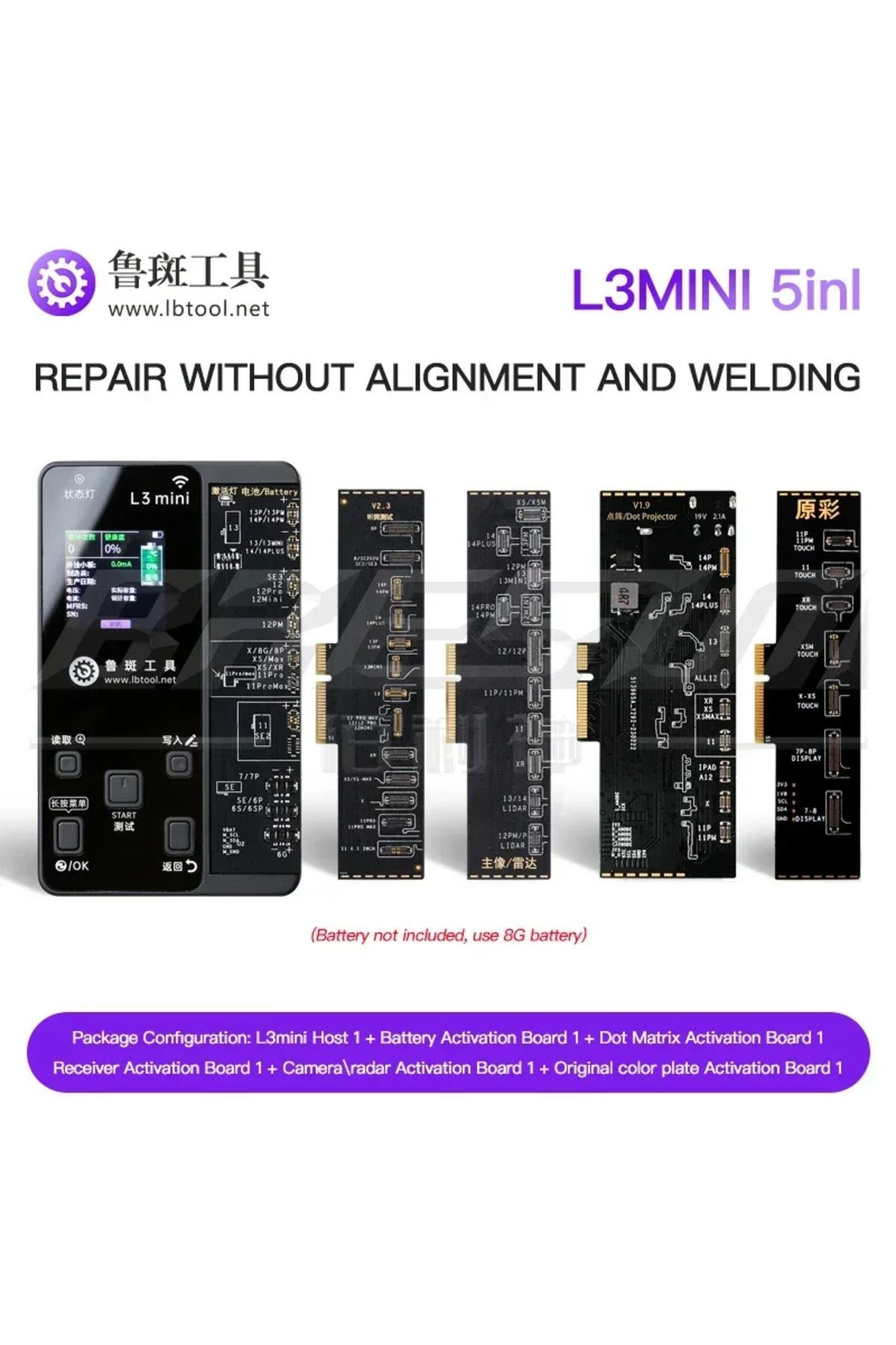 Choice-Luban L3Mini Smart Programmer is suitable for iPhone X/XS/XR 11 12 13 14 Pro Max Face ID Repair b... 2