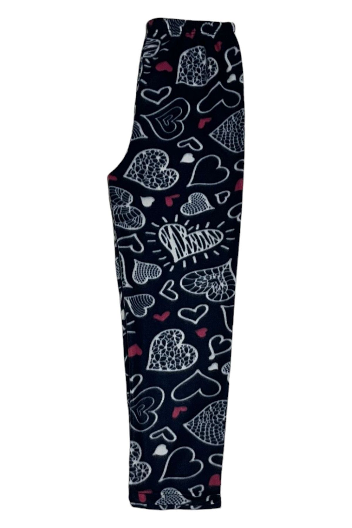 SİERNA Kadın Polar Pijama Altı Beli Lastikli Kışlık srn-004202
