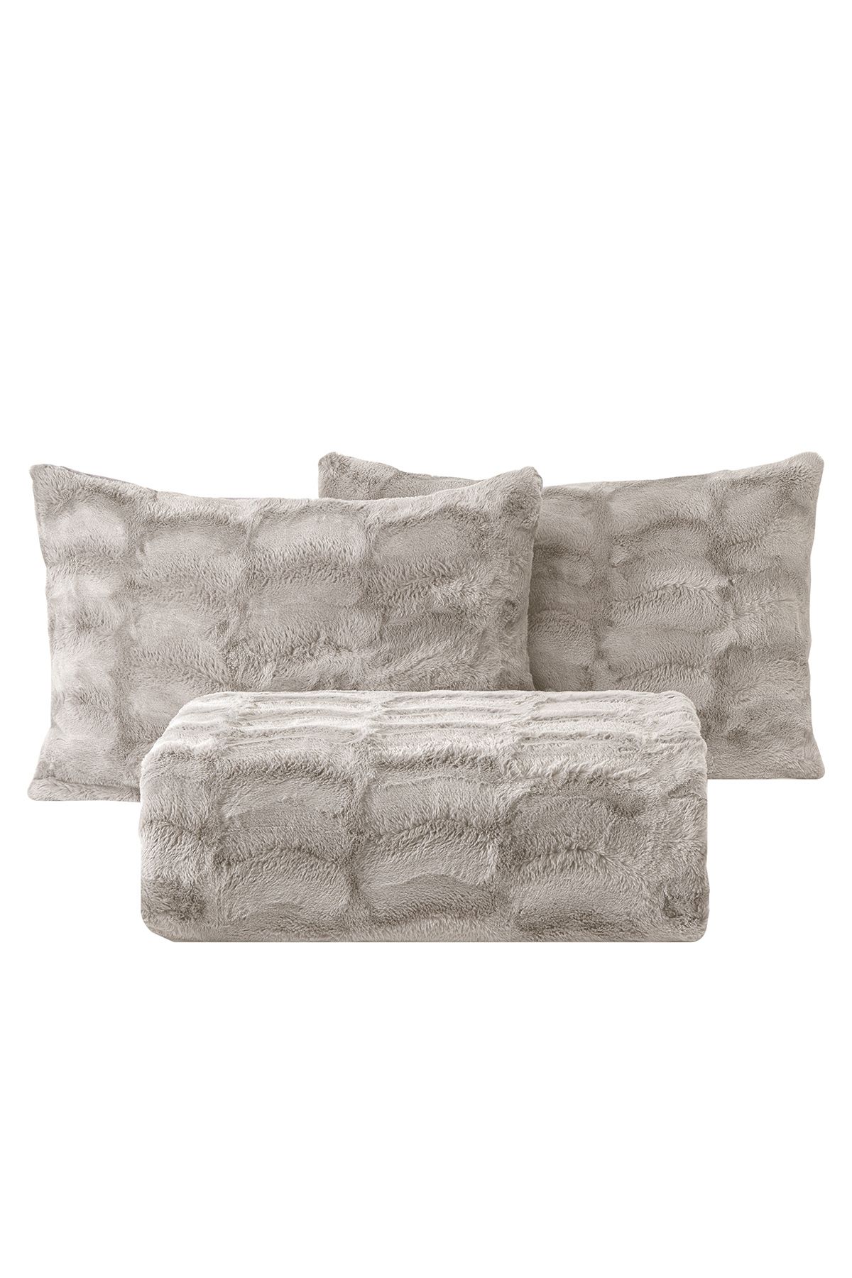 Puffy-Frida Mink Double Bedspread Set 4