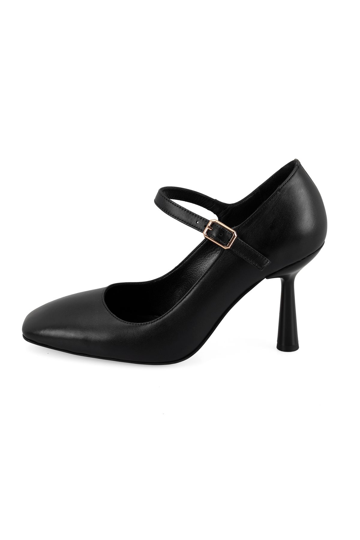 Desa-Loran Black Women's Classic Heeled Leather Shoes 7