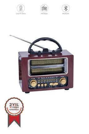 Torima Bluetooth Hoparlör Nostaljik Radyo Speaker NS02 Kahverengi