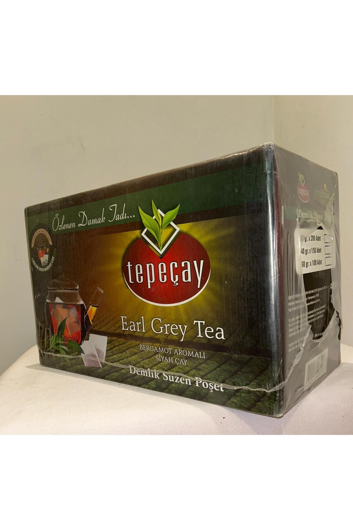 TEPE ÇAY Maltepe Tepeçay Early Grey Tea 6kg Demlik Süzen Poşet