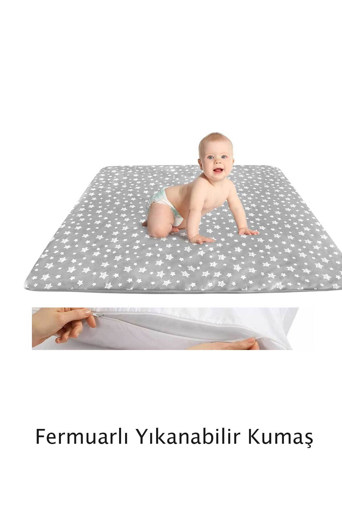 RevuBaby Bebek Çocuk Oyun  Halısı  Bebek Oyun Parkı Matı Minderi Aktivite Halısı fotoğrafı 3 (önizleme)