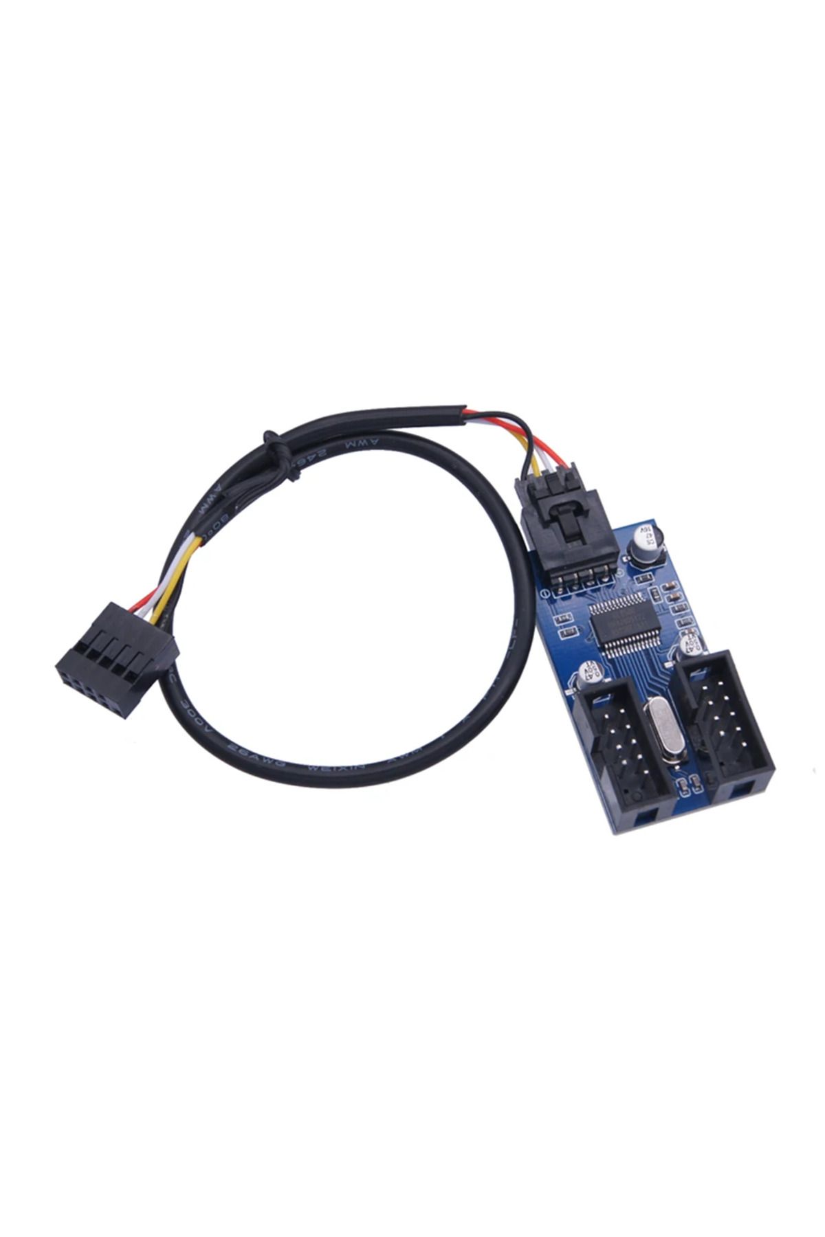 Choice-Motherboard 9Pin USB Header 9 Pin Connector Port Splitter 1 to 2/4 Female Port Connector USB HUB ... 4