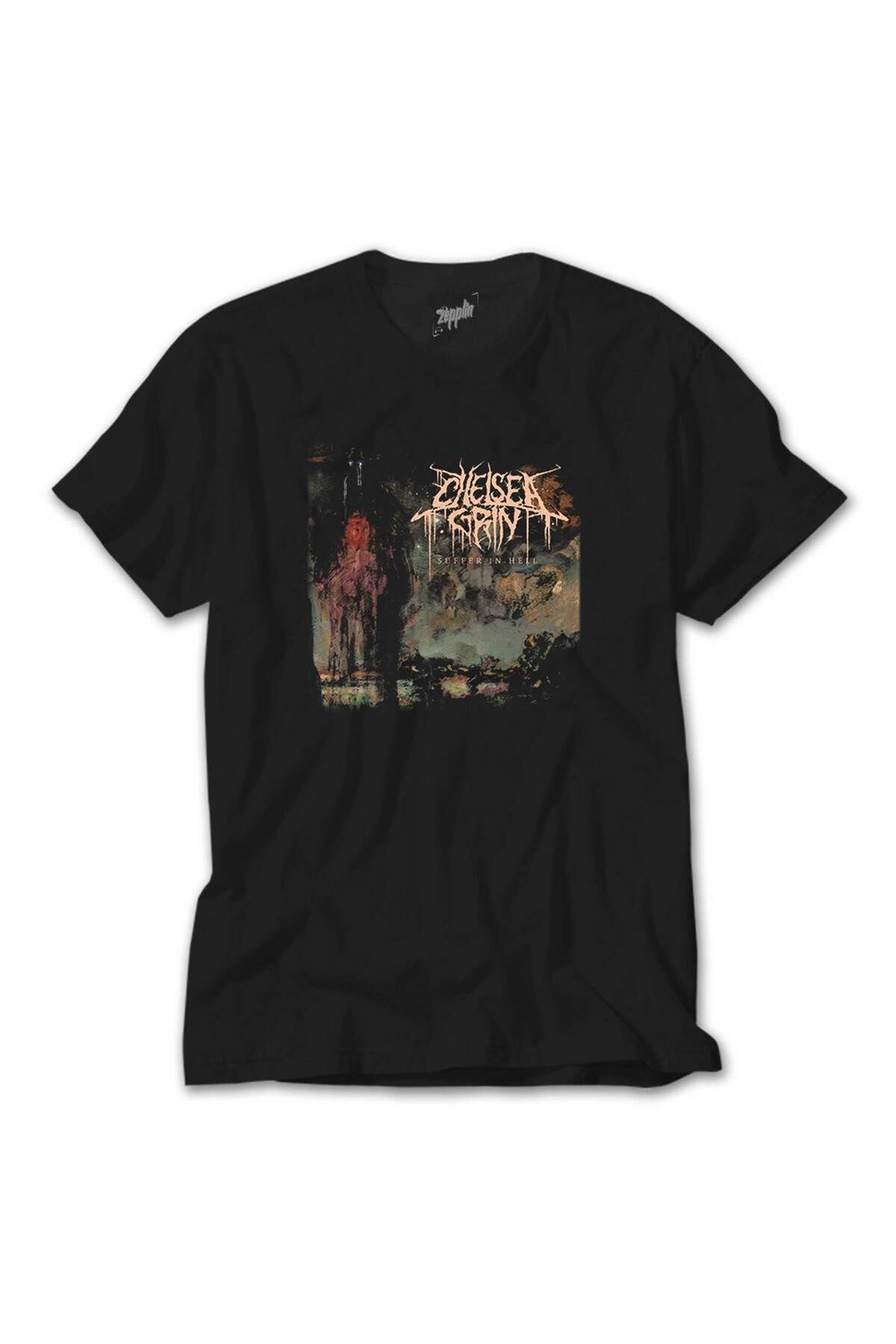 WAKHA Chelsea Grin Suffer in Hell Siyah Tişört