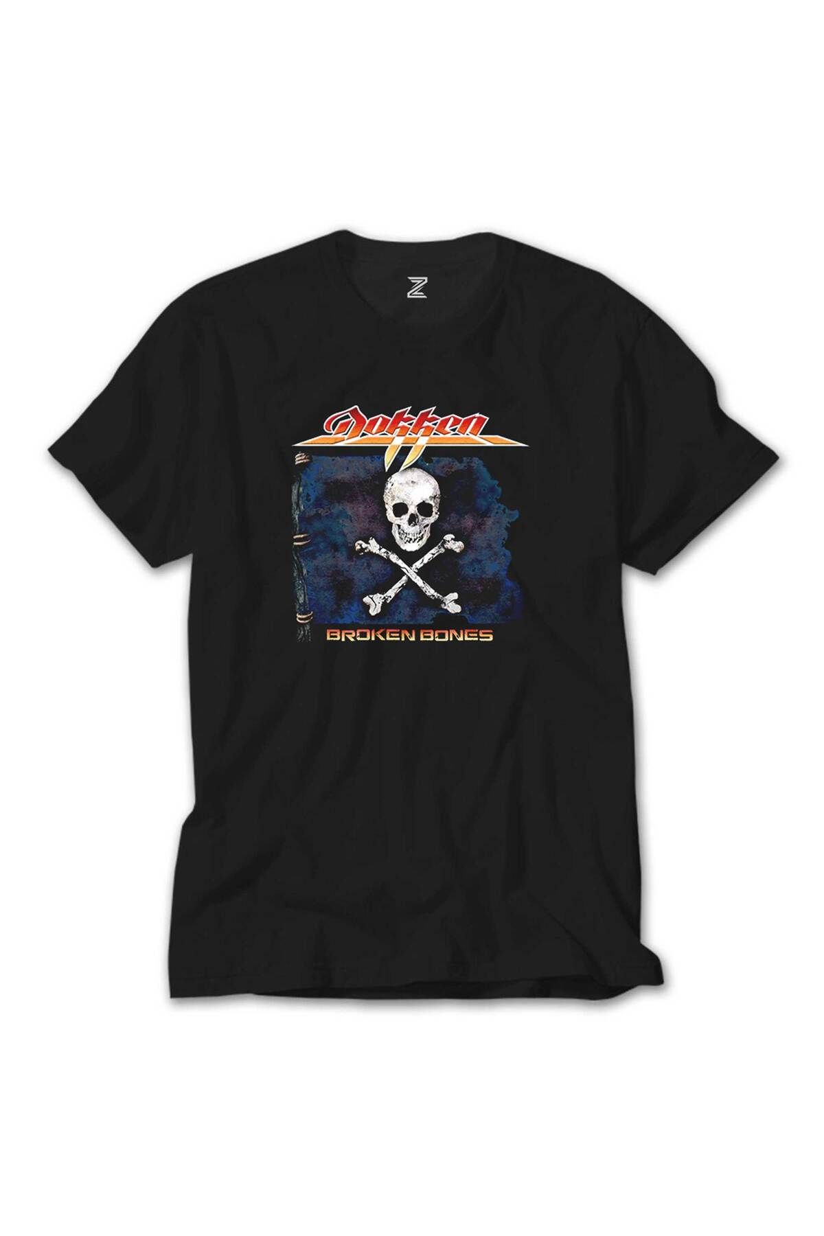 WAKHA Dokken Broken Bones Siyah Tişört