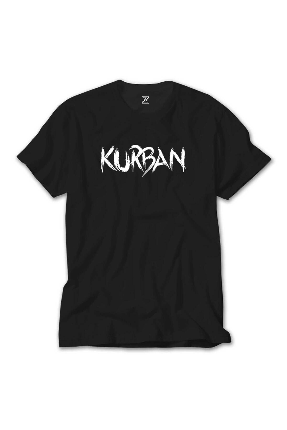 WAKHA Kurban Text Siyah Tişört