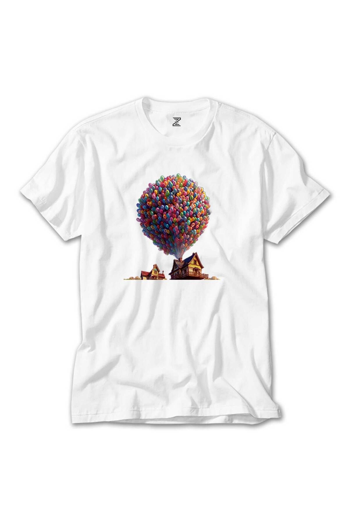 WAKHA Balloon House Beyaz Tişört