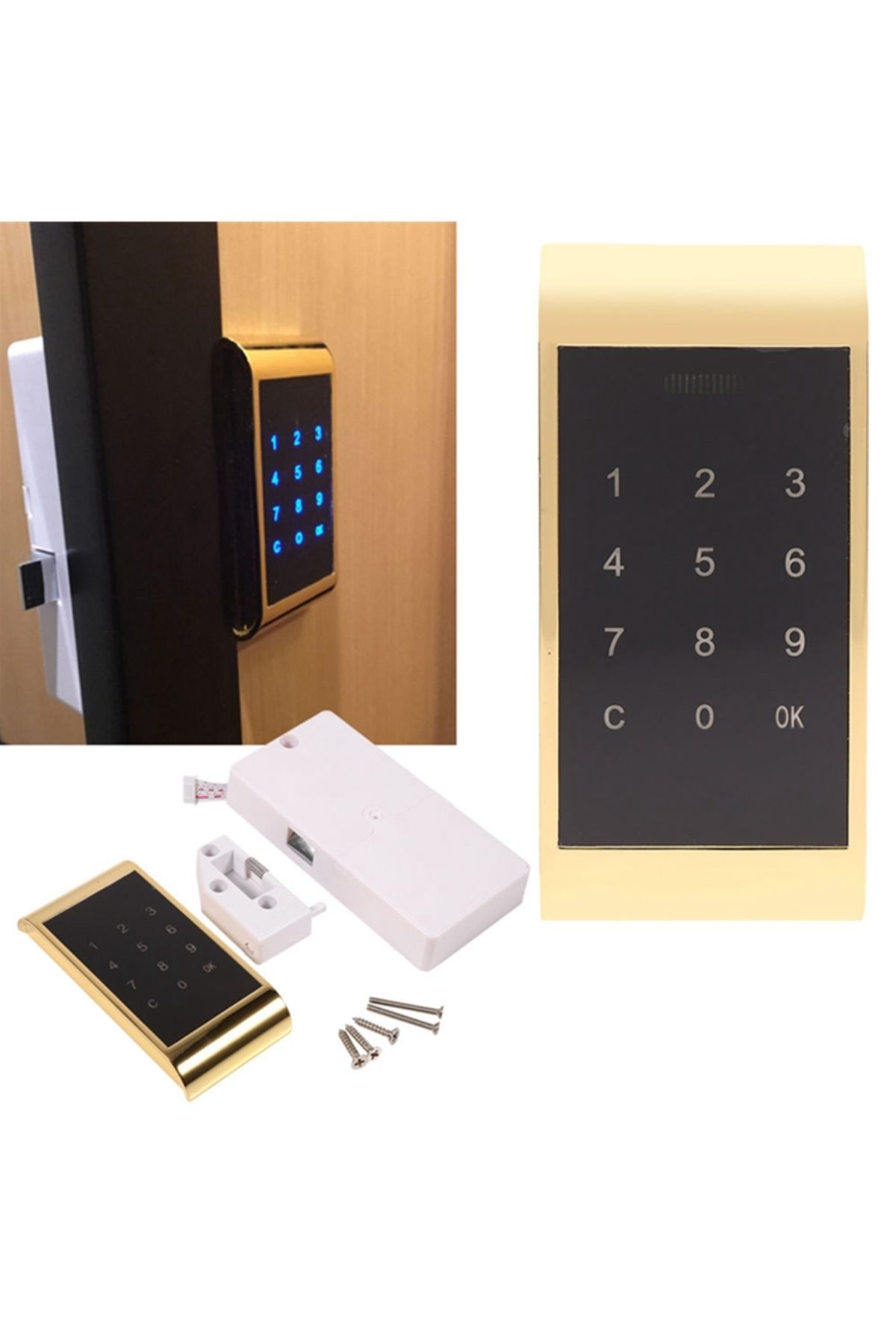 Choice-Electronic Touch Keypad Password Lock Key Access Digital Security Home Alarm Anti-theft File Cabi... 8