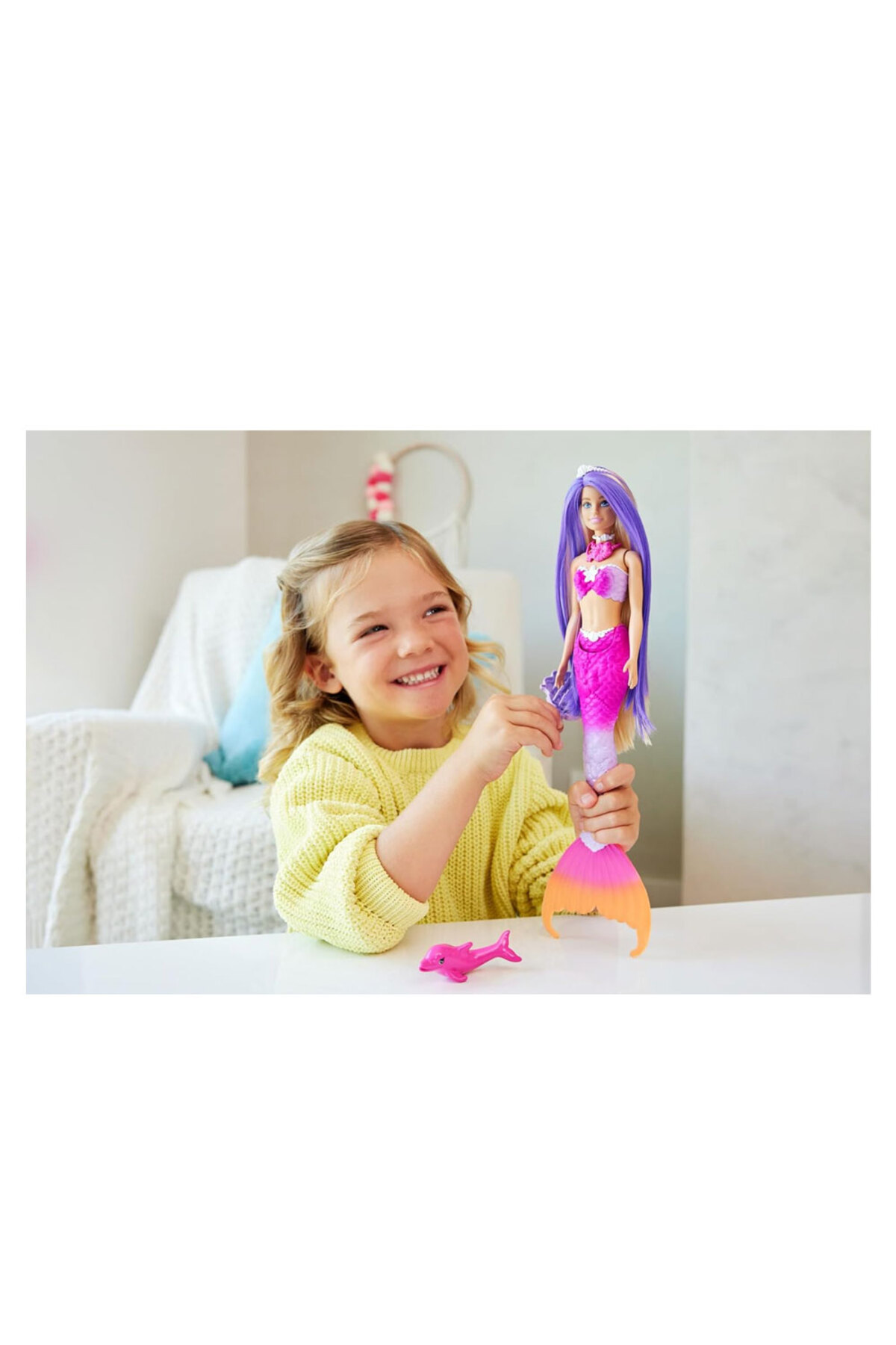 Barbie Renk Değiştiren Deniz Kızı ve Aksesuarları HRP97 fotoğrafı 4 (önizleme)