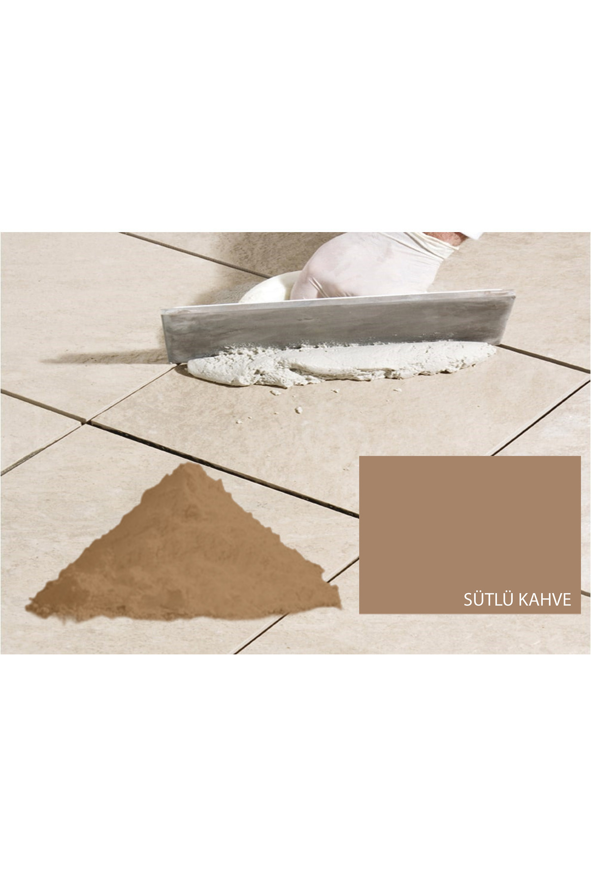 Genel Markalar Silikonlu Derz Dolgu Fayans Arası Weber Marka 1 Kg Sütlü Kahve