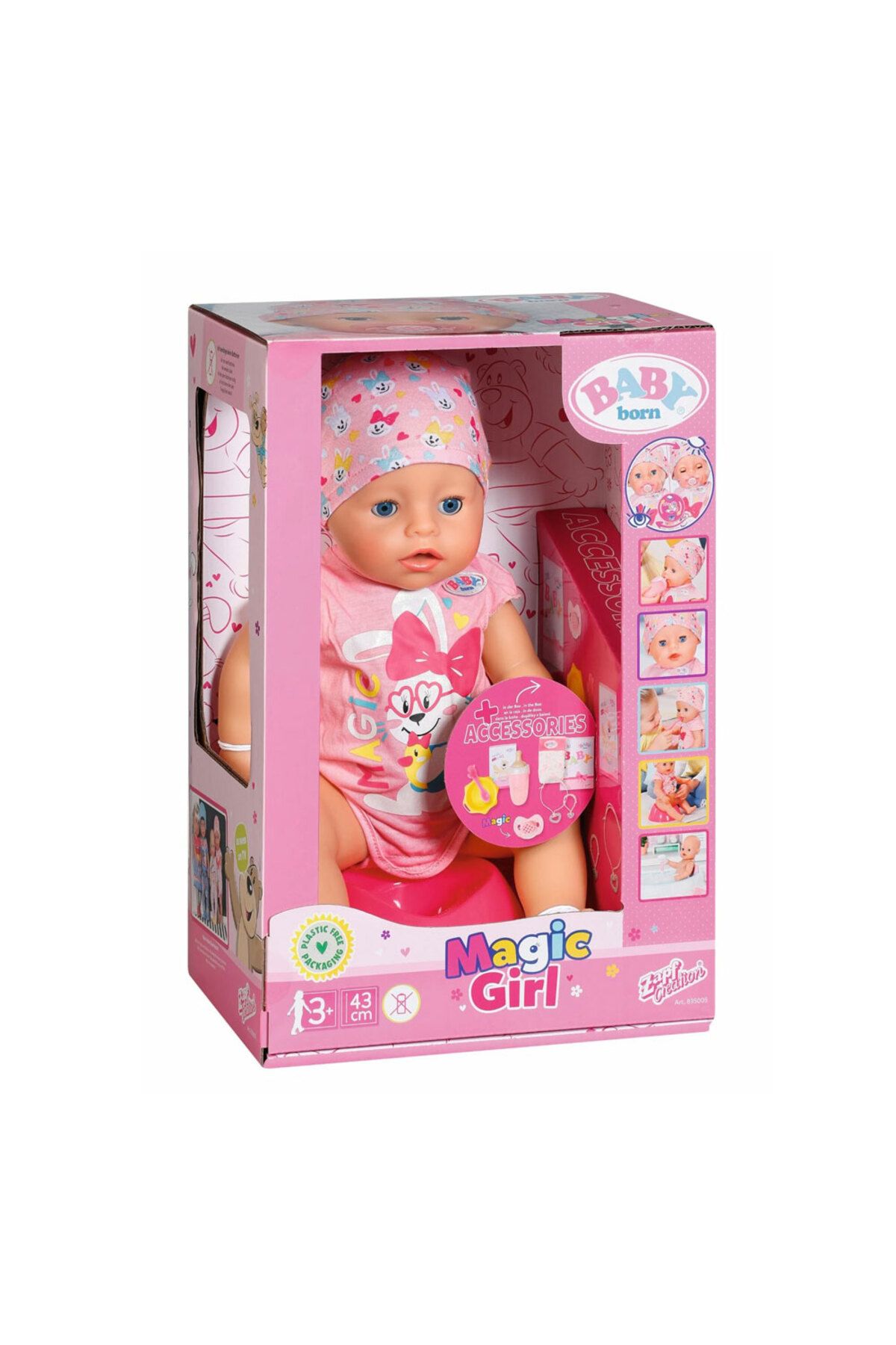 BABY born 43cm Magic Girl Bebeği 835005