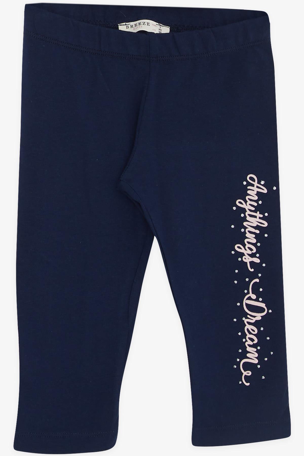 Breeze-1-4 Years Girl Capri Tights Set - Dream Themed, Salmon 4
