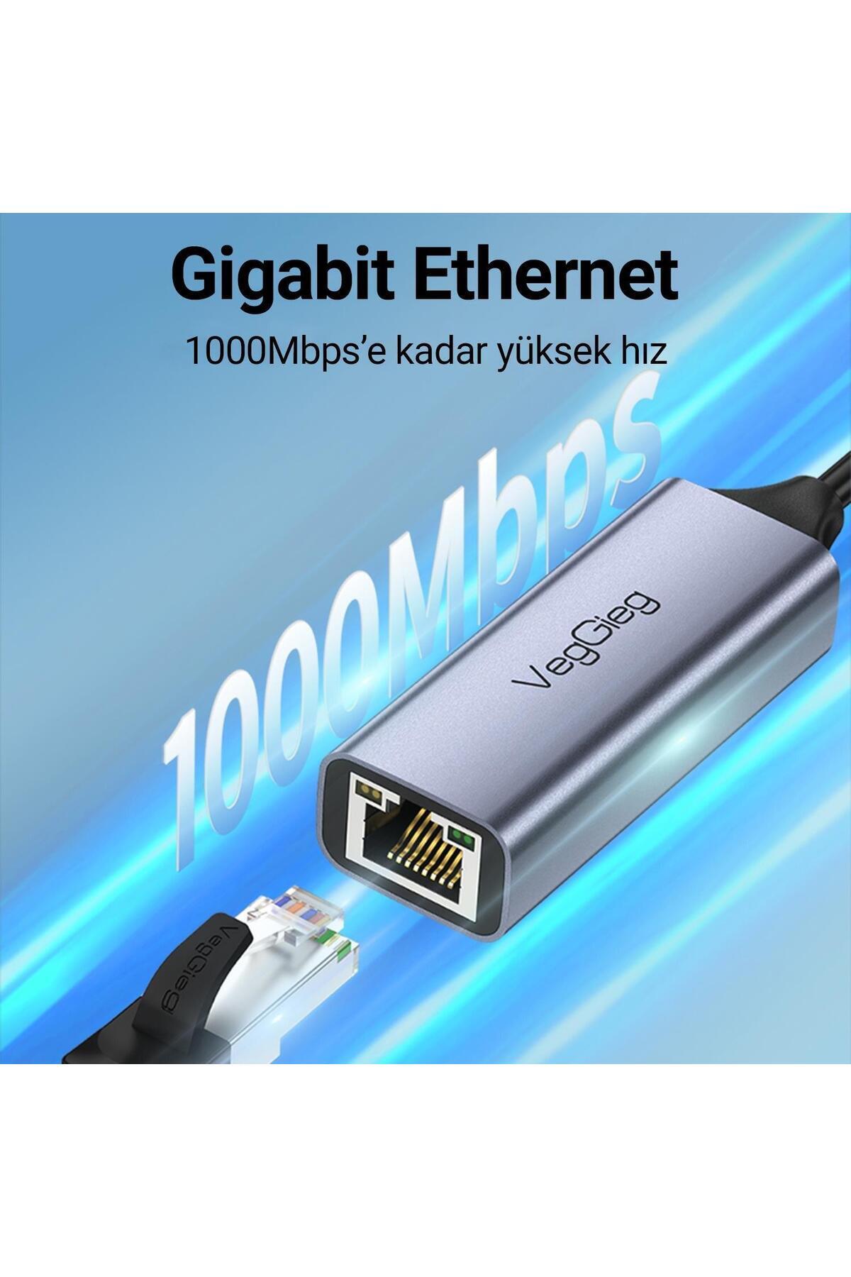 Veggieg-USB 3.0 Gigabit 1000Mbps Rj45 Ethernet Converter Adapter 4