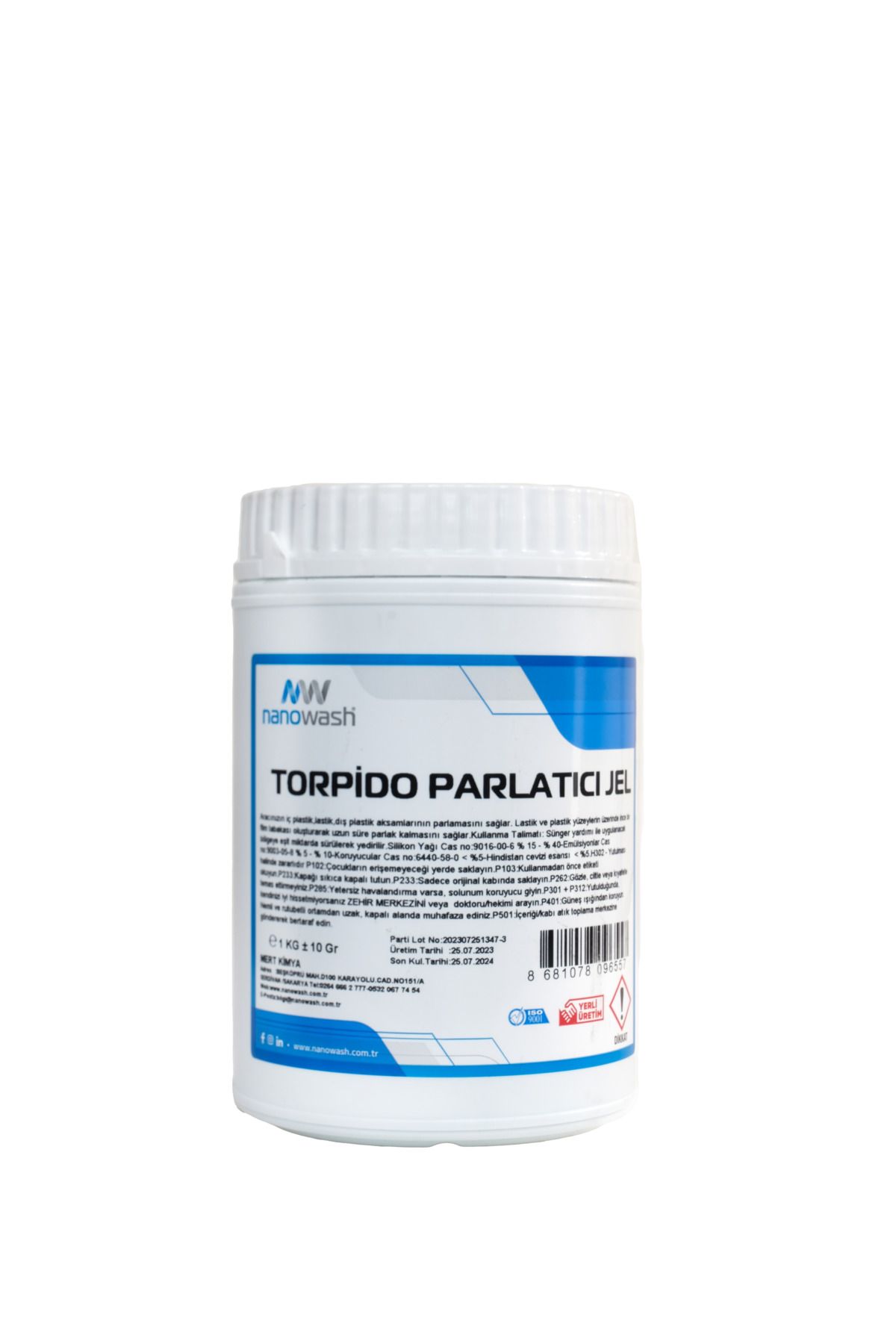 nanowash Torpido Parlatıcı Jel 1 Kg