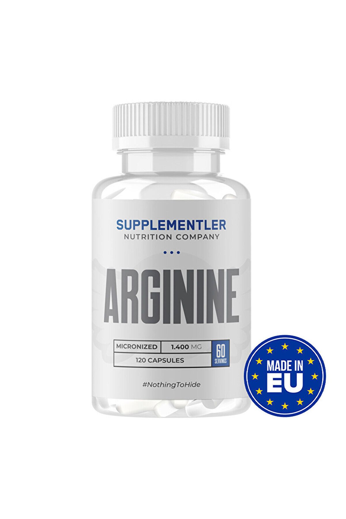 Supplementler Arginine 120 Kapsül