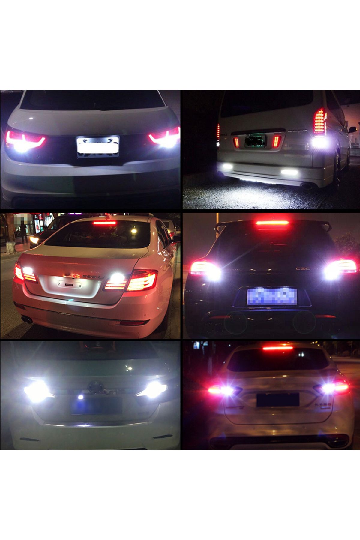 cityking-4Pcs LED Reverse Light Blub Backup Lamp W16W T15 921 Canbus For E81 E87 E88 E82 E92 E90 E91 E60 F... 6