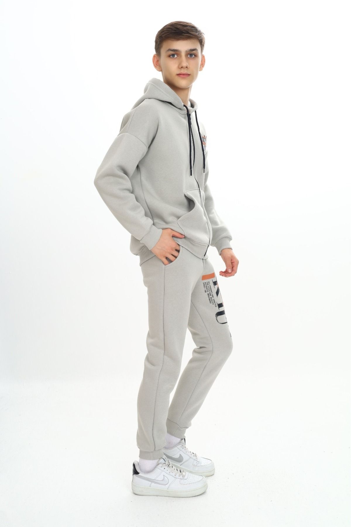 Bevitton-Boy's 3 Drawstring Luxury Set Zippered Tracksuit Set 3