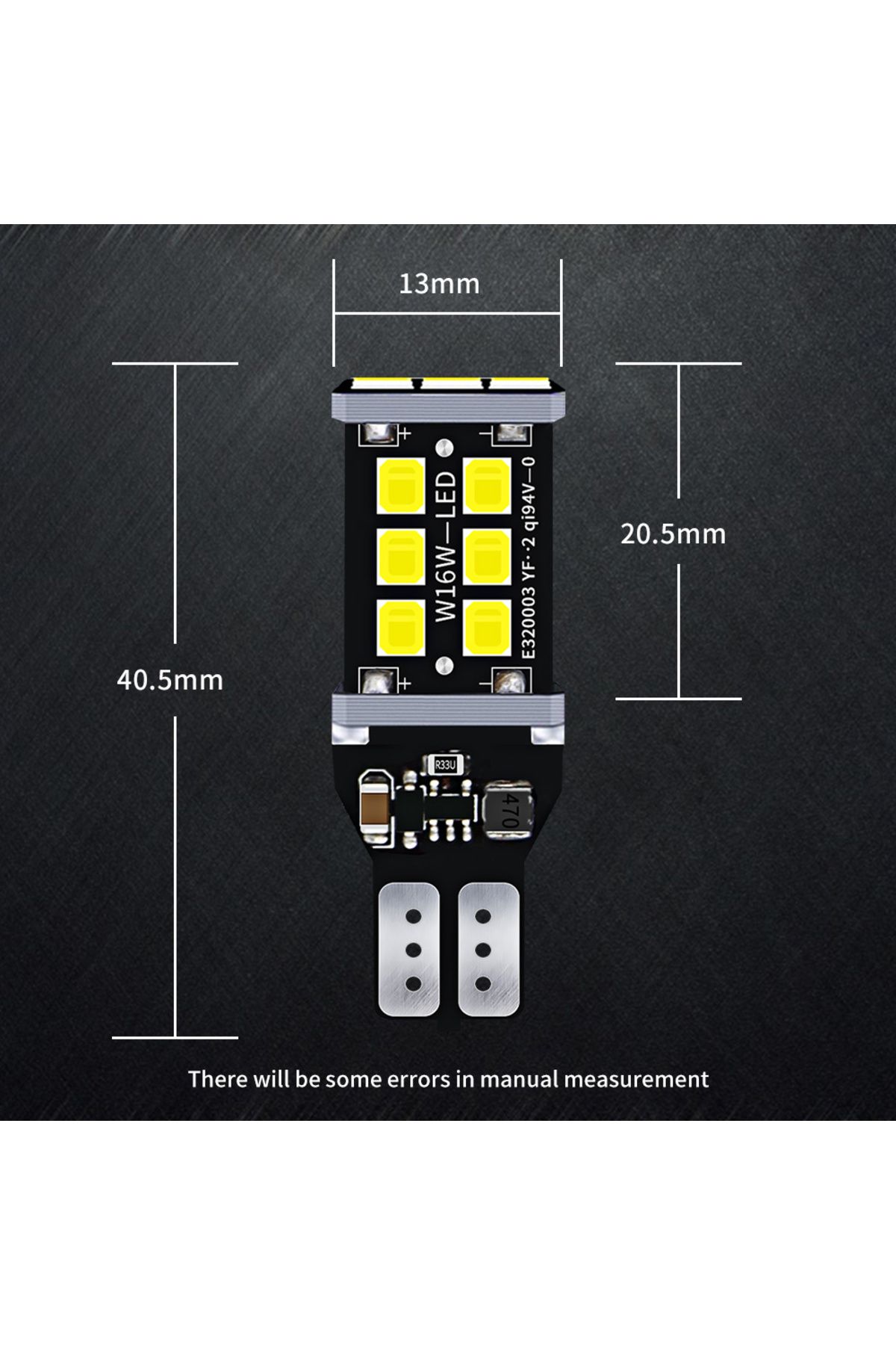 cityking-4Pcs LED Reverse Light Blub Backup Lamp W16W T15 921 Canbus For E81 E87 E88 E82 E92 E90 E91 E60 F... 7