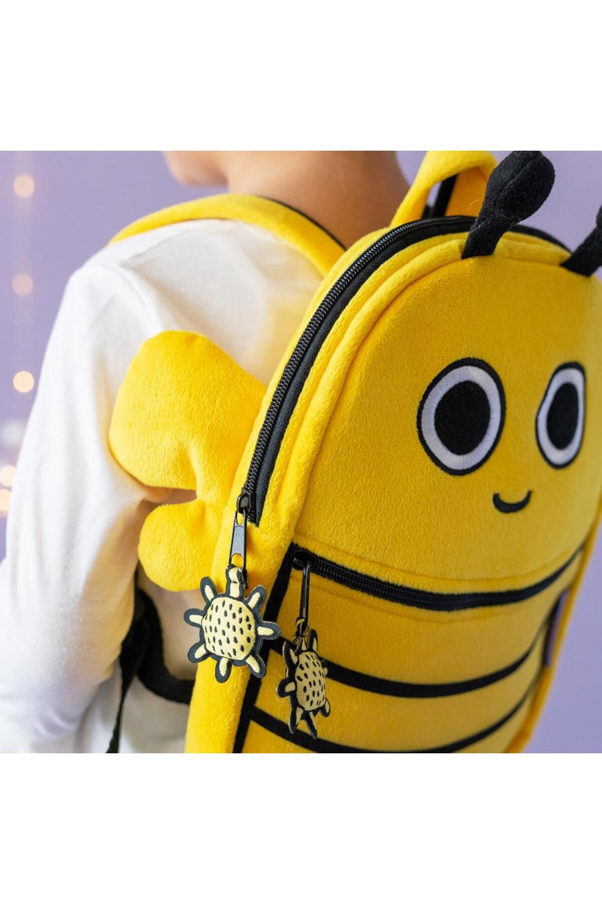 Milk & Moo-Milk&moo Plüsch-Rucksack - Bee Buzz Buzz Design 7