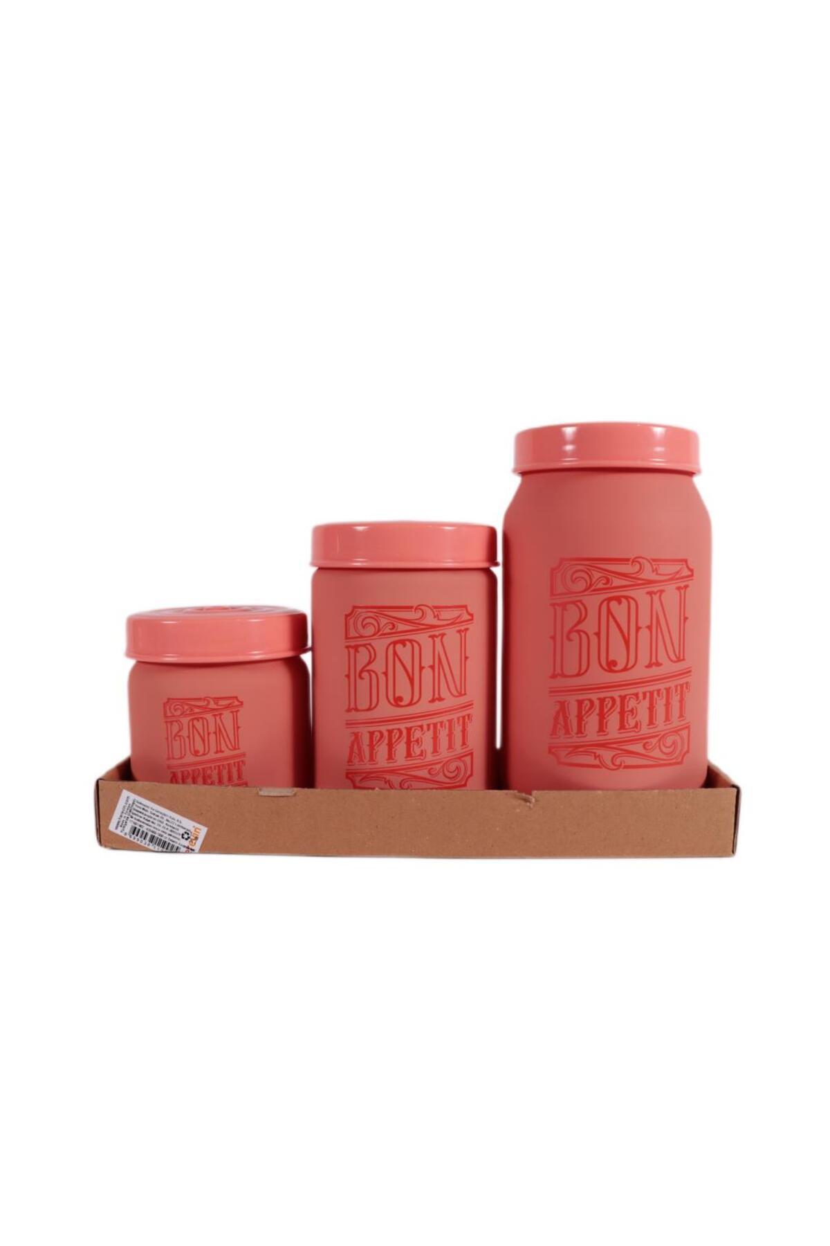 Herevin 171601-802 Desenli Kavanoz Seti 3'lü (425-660-1000 ML