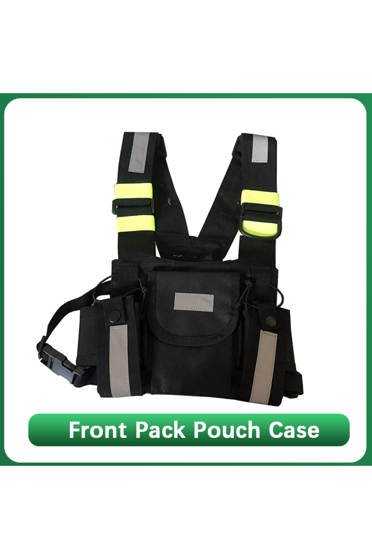 Rongyin Reflective Two Way Radio Shoulder Holster Chest Harness