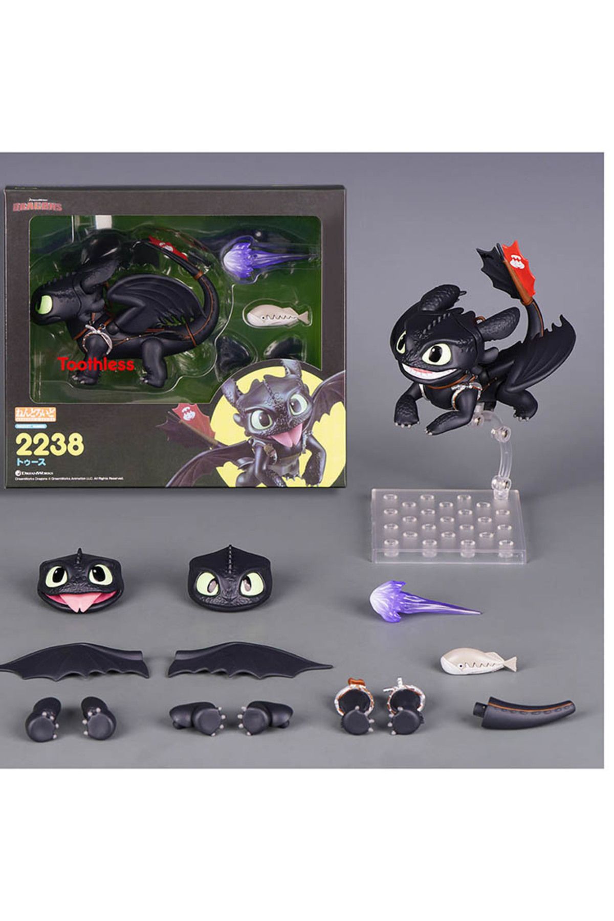 Choice-How To Train Your Dragon Figure Toothless Light Fury Action Figures Pvc Model Kit Toy Action Mode... 8