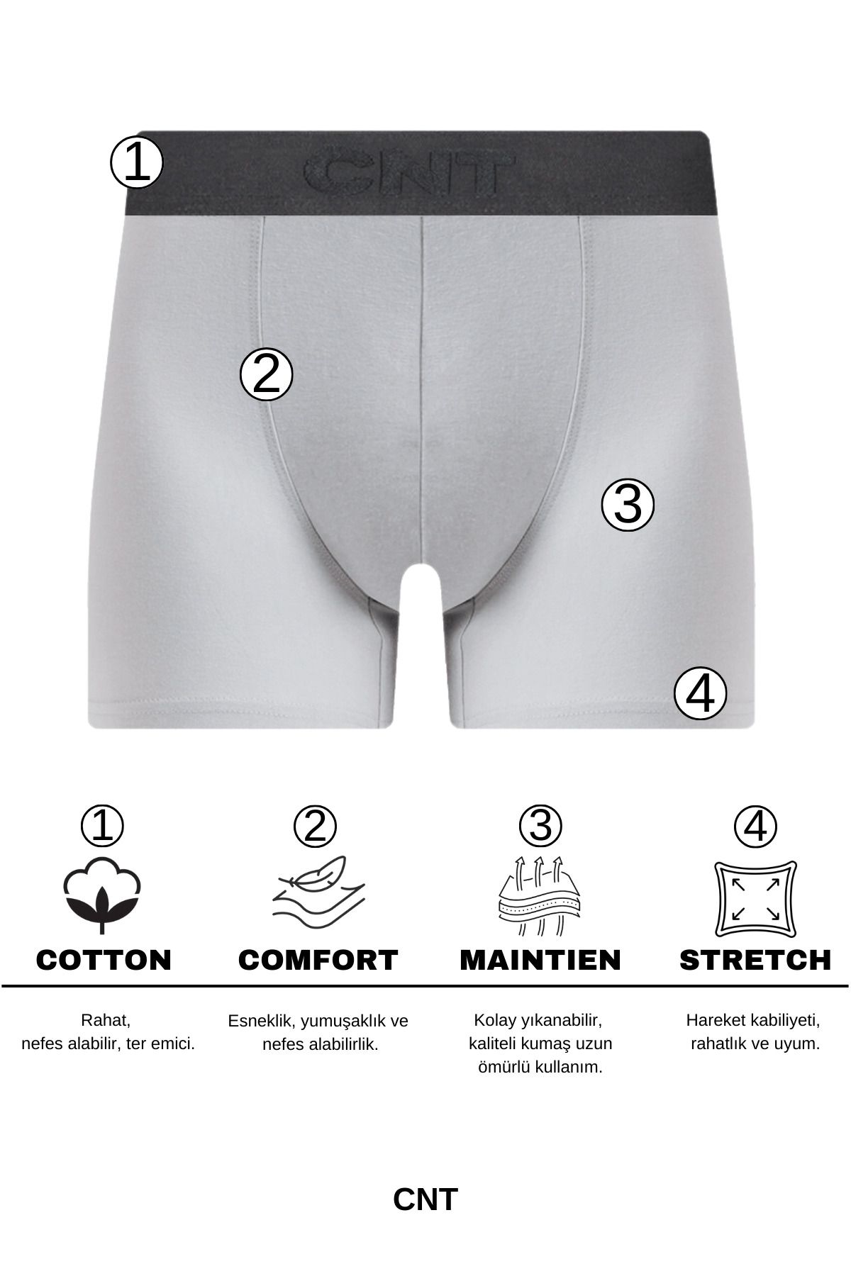 CNT-Men's Cotton Boxers 10 Pieces Random Surprise - Special Mystery Package 3