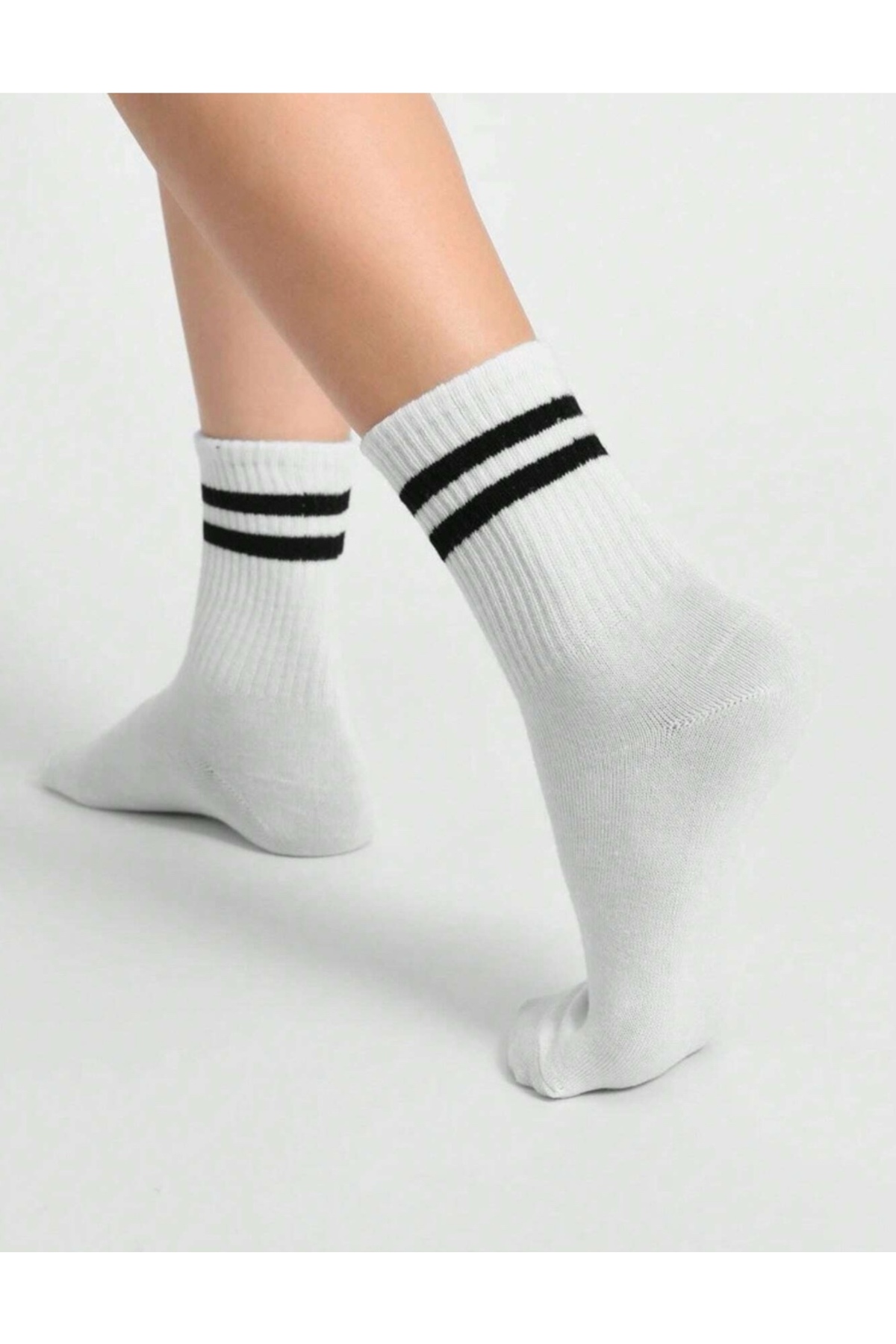 Fs Fresh Socks 6 Çift Yarım Konç Unisex Kolej Çorap-Spor Ayakkabı Çorabı görsel 3