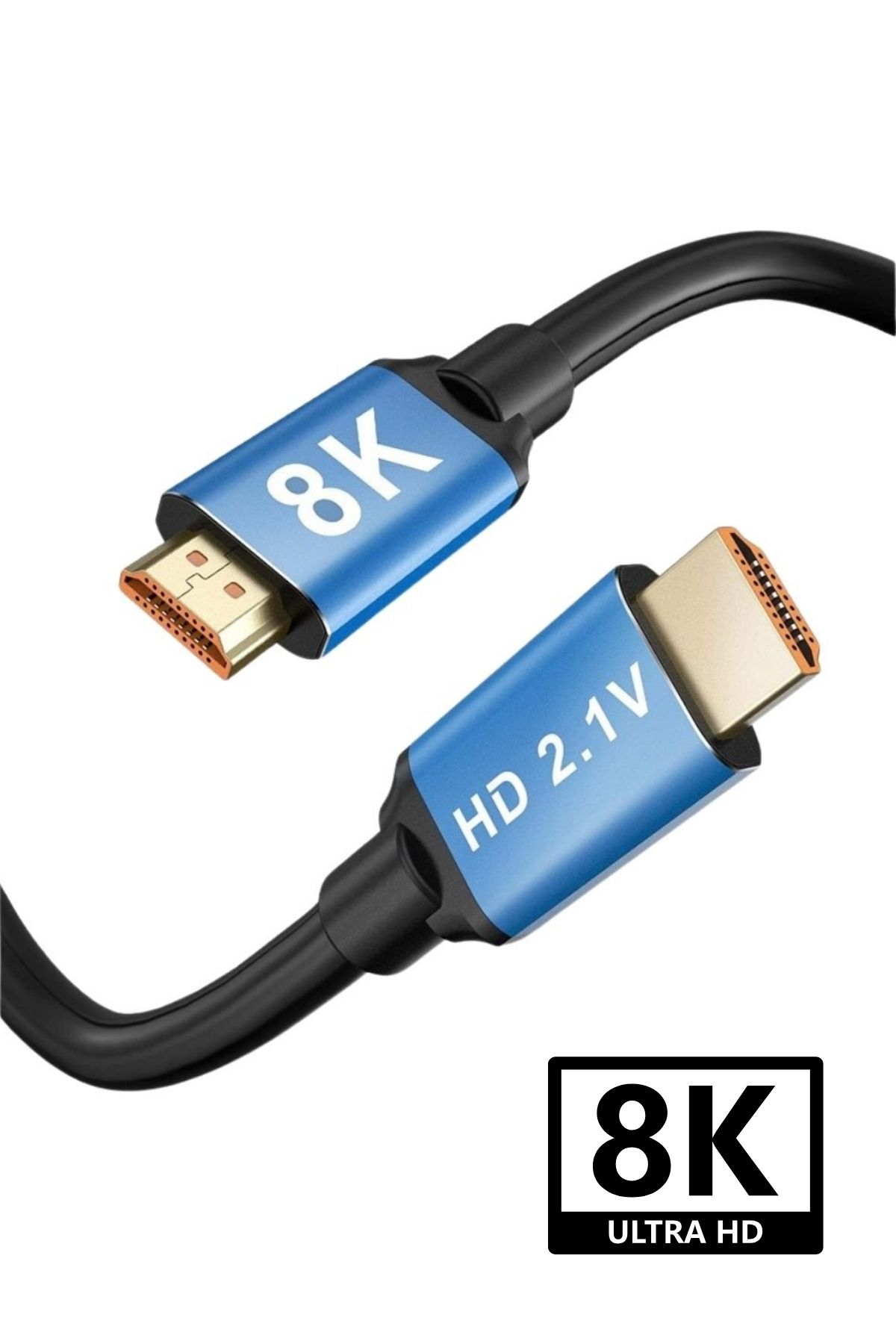 Apricot 5 M Ultra Yüksek Hızlı 8K HD 2.1V 48Gbps Altın Kaplama HDMI Kablosu