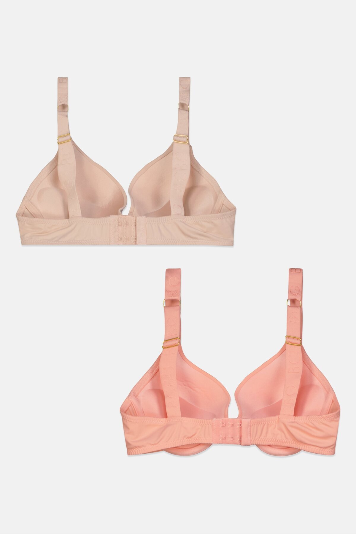 Bcbgeneration-Women 2 Piece Padded Plain Bra, Beige 2