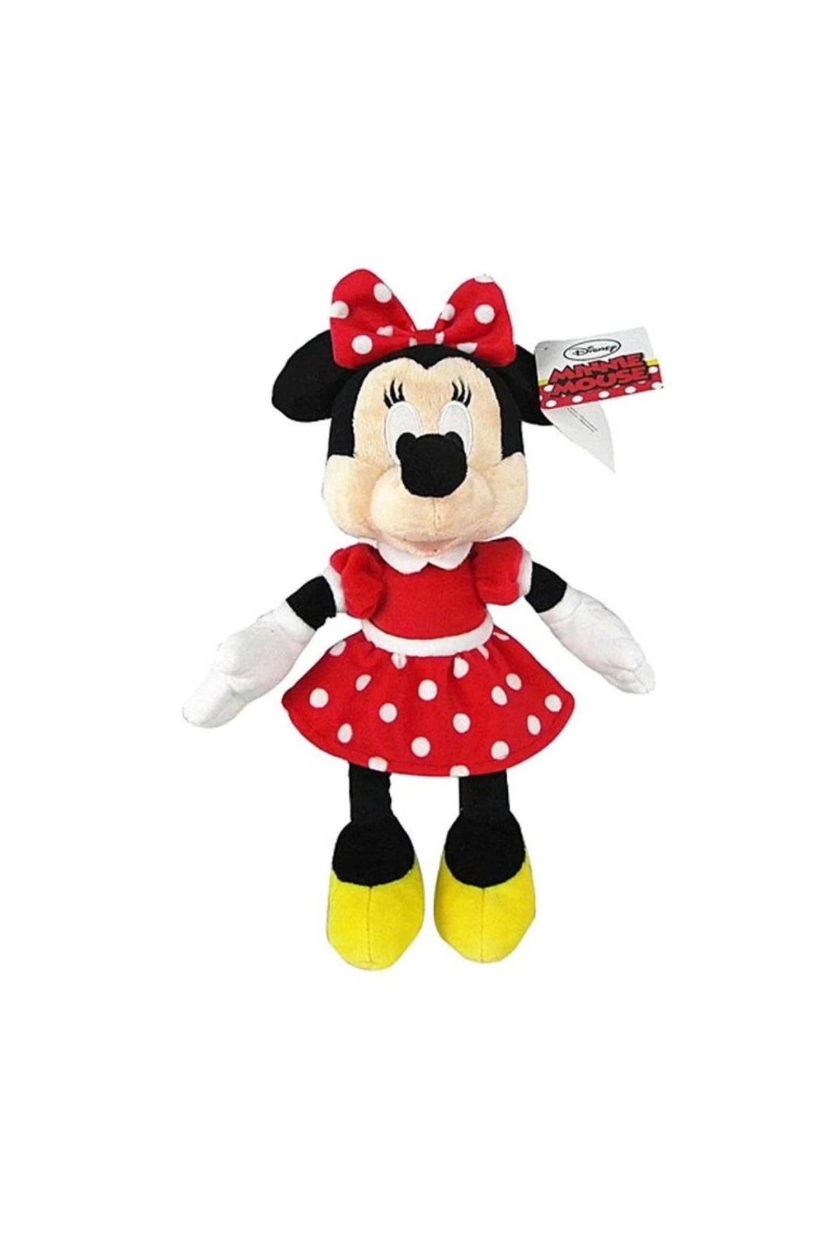 TWOX Çocuk 3414 Peluş Minnie  Kırmızı Elbiseli 25 cm -Sunman